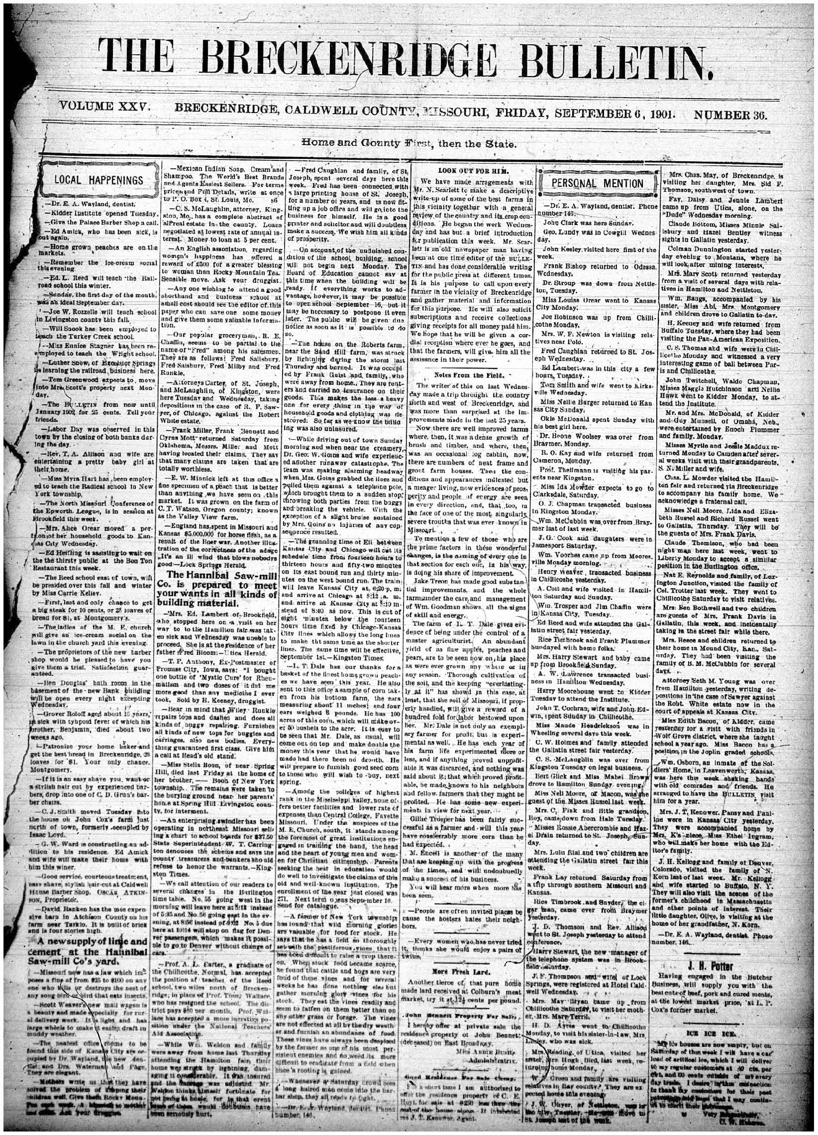 [Breckenridge Bulletin]