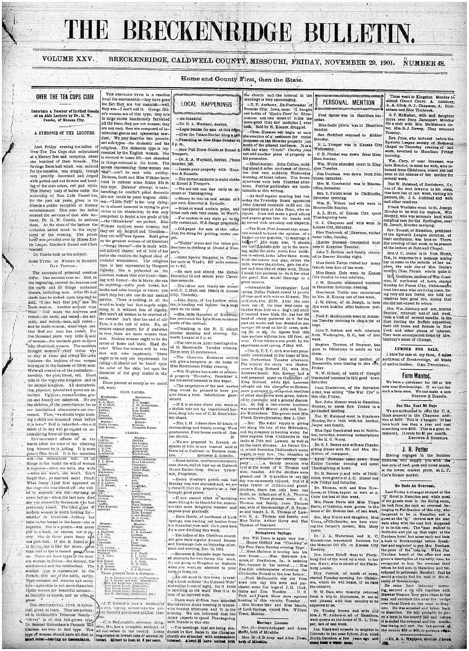 [Breckenridge Bulletin]