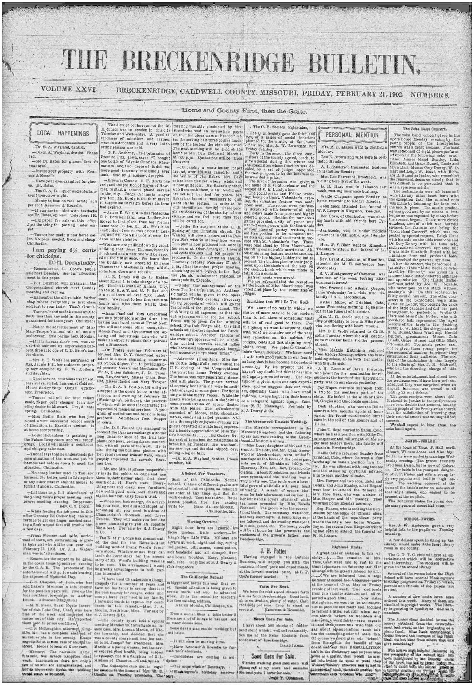 [Breckenridge Bulletin]