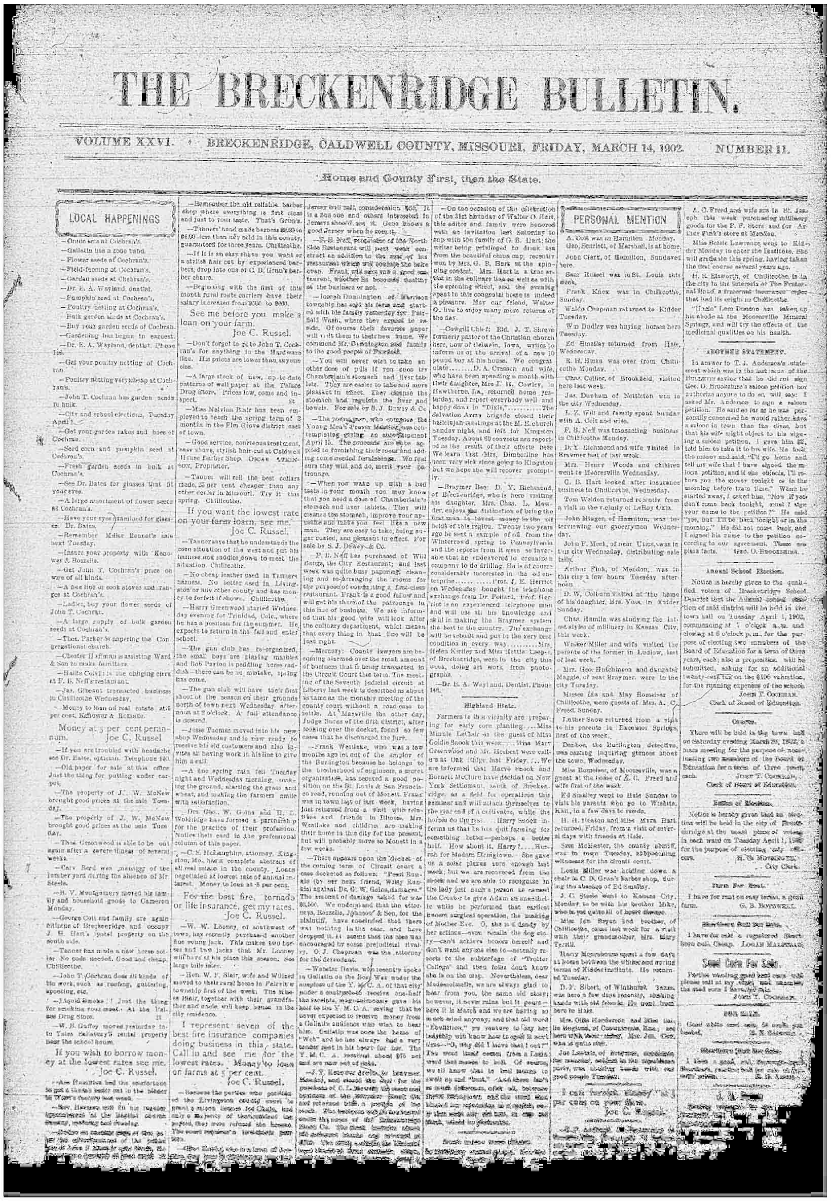 [Breckenridge Bulletin]