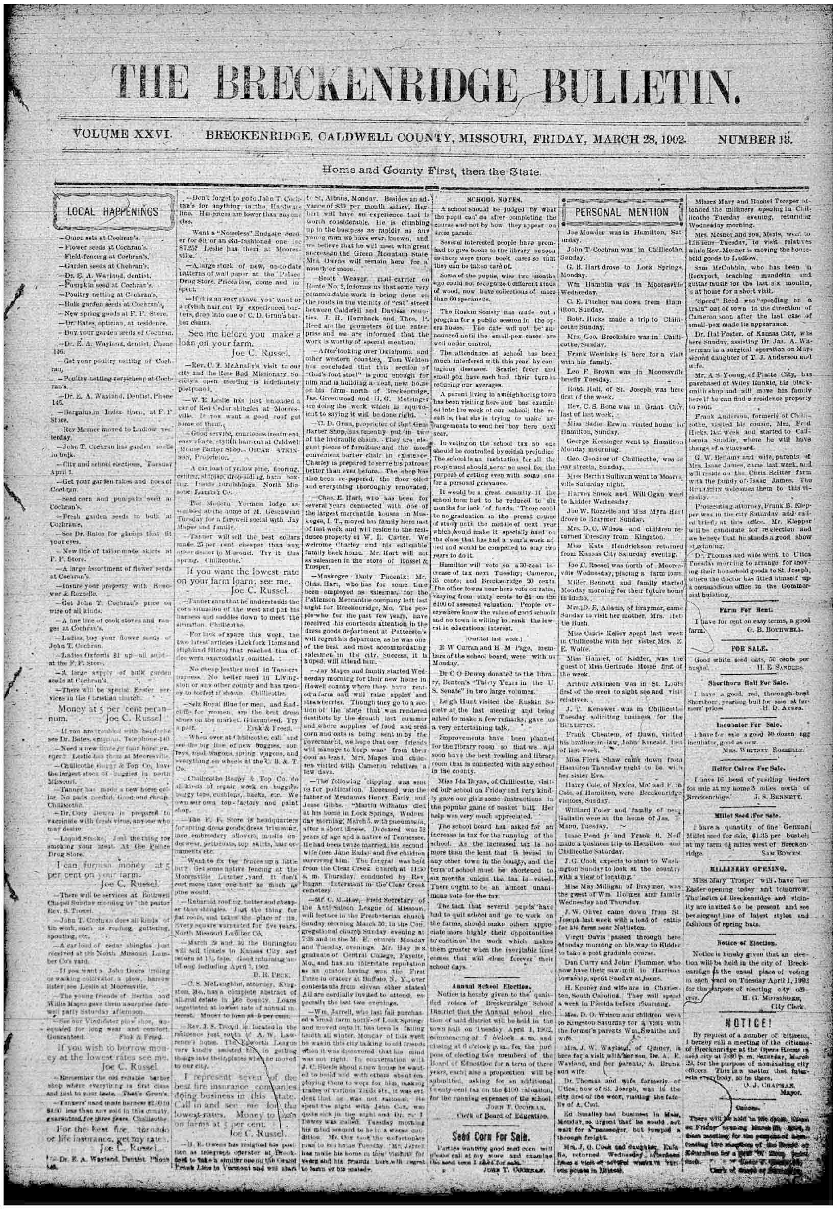 [Breckenridge Bulletin]