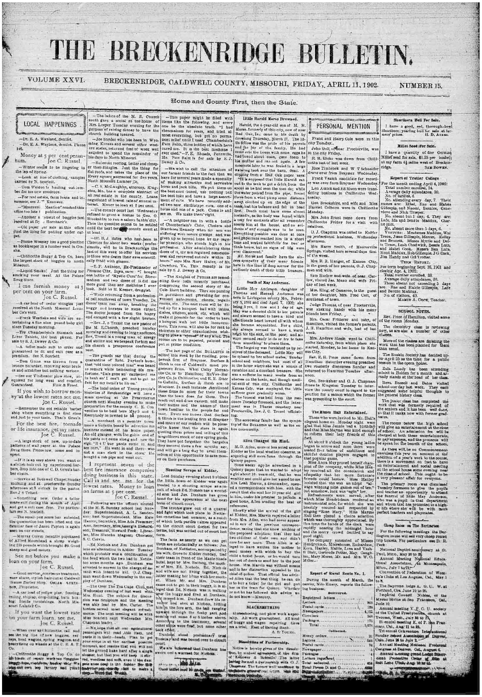 [Breckenridge Bulletin]