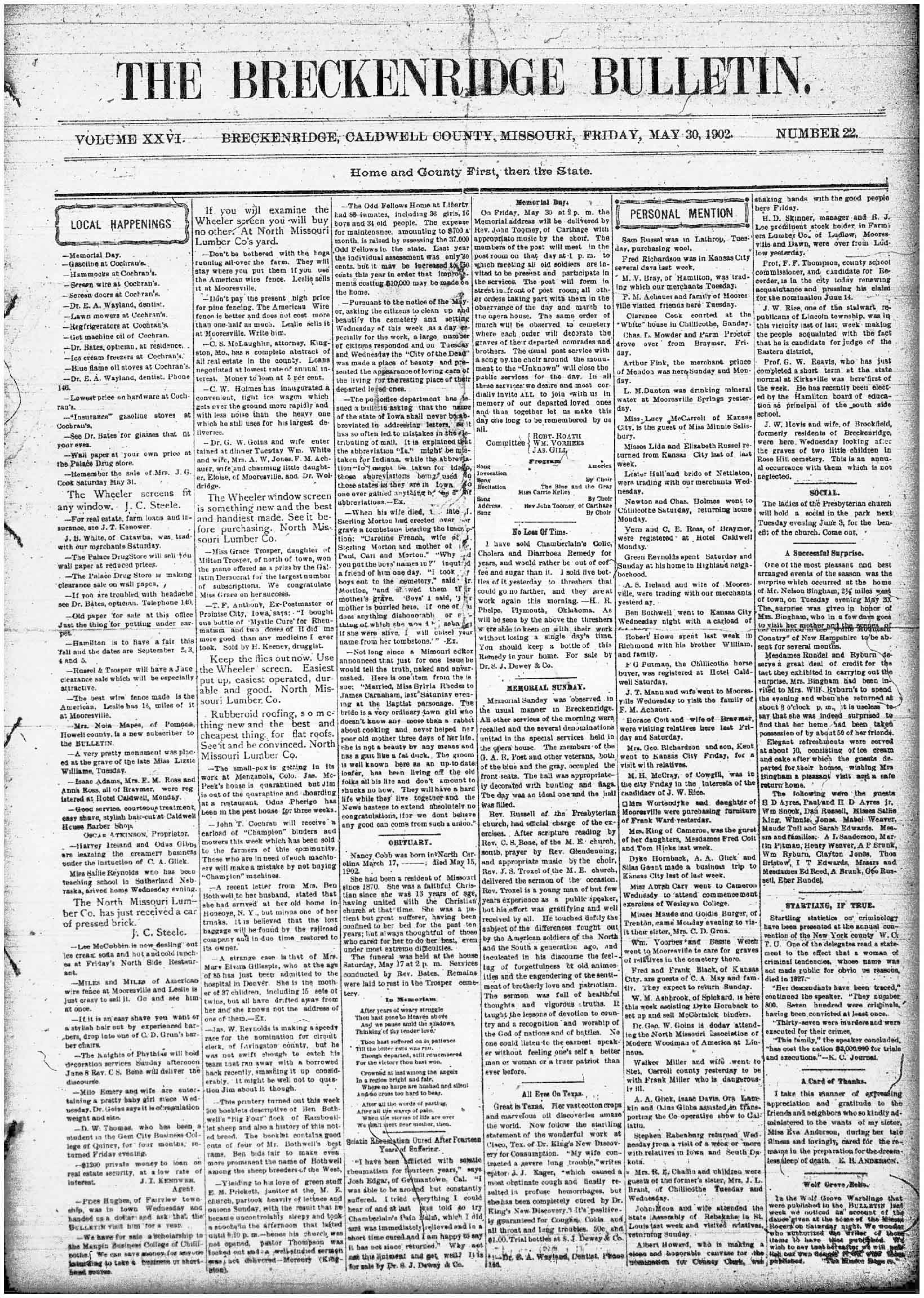 [Breckenridge Bulletin]