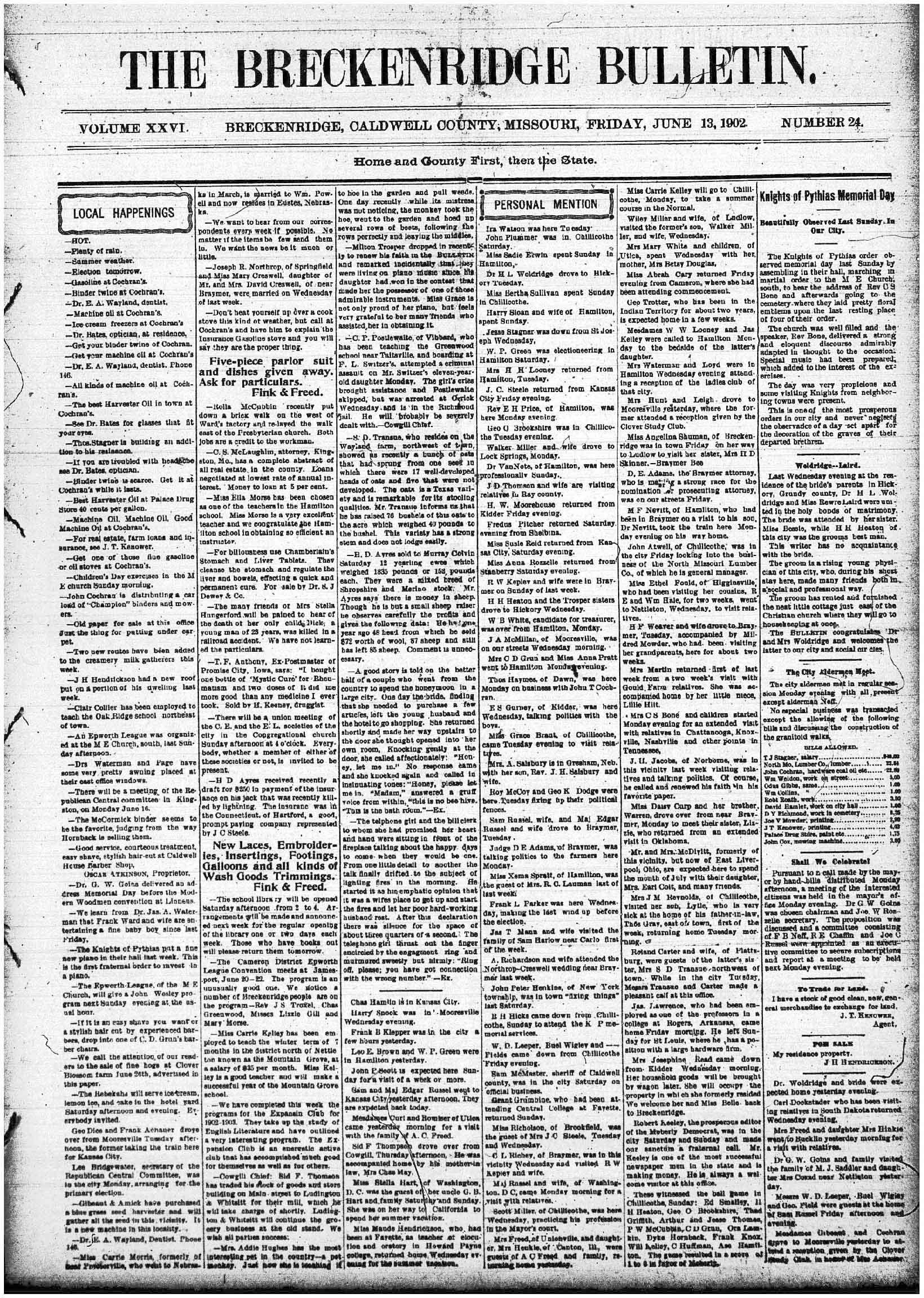 [Breckenridge Bulletin]