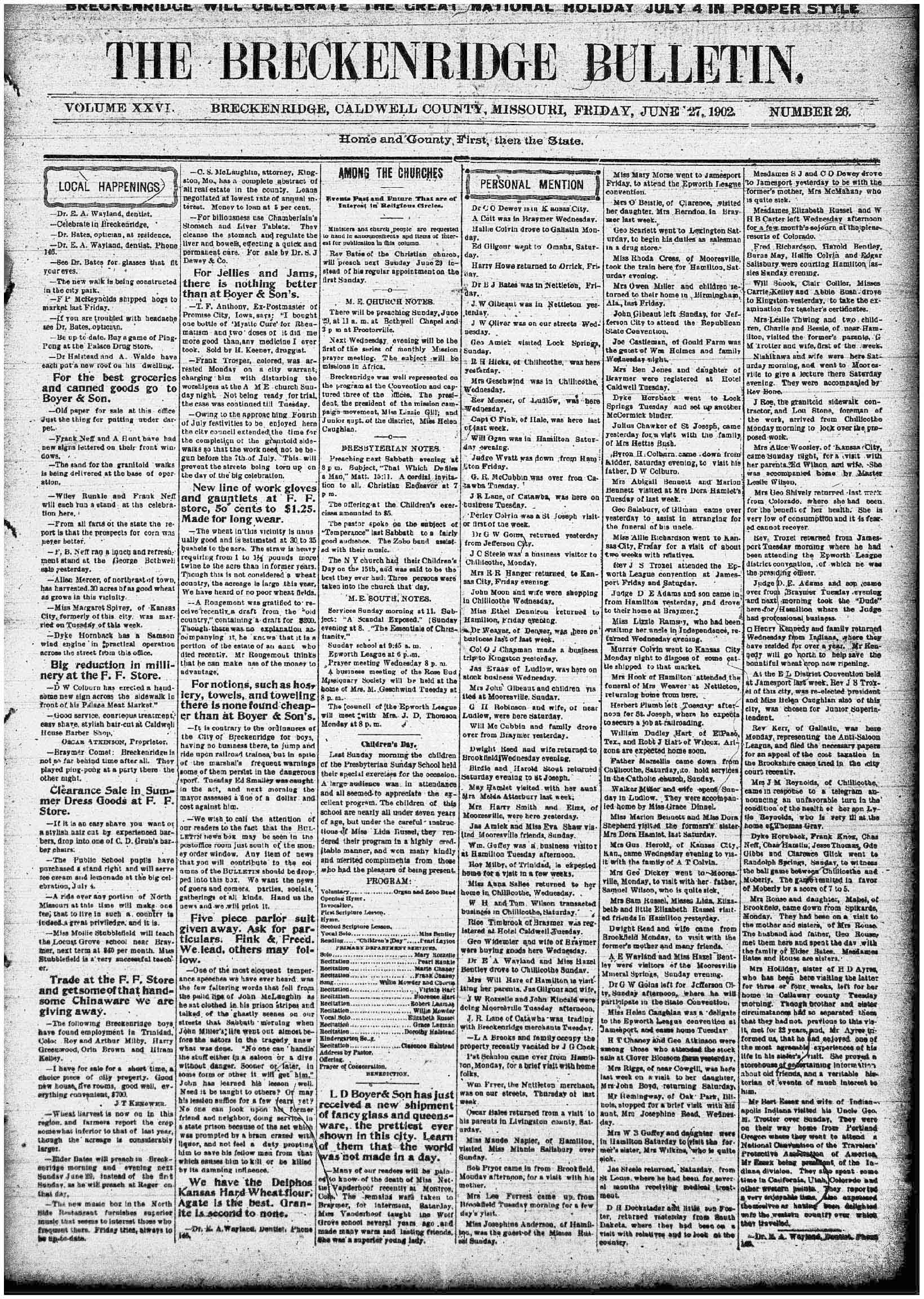 [Breckenridge Bulletin]