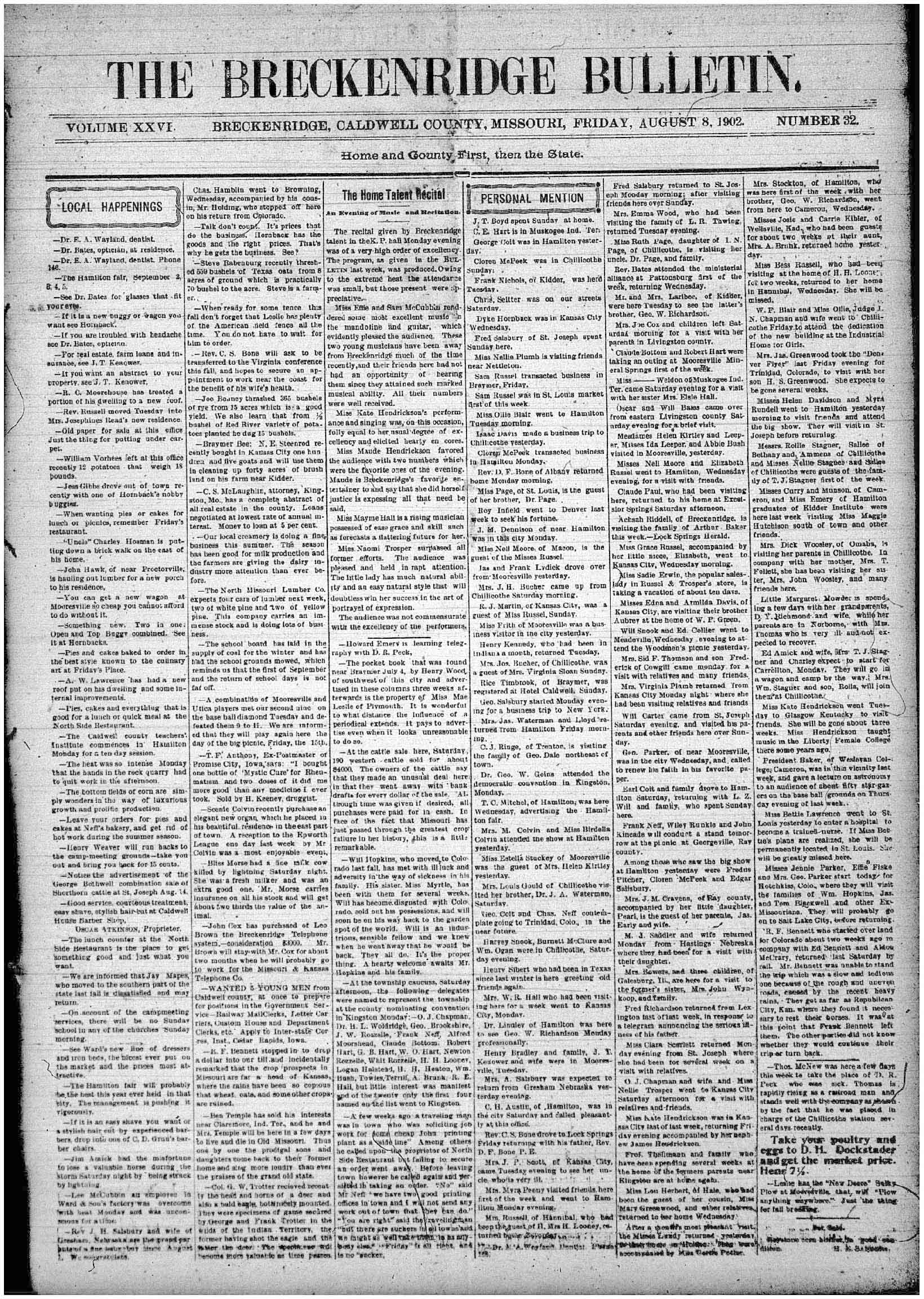 [Breckenridge Bulletin]