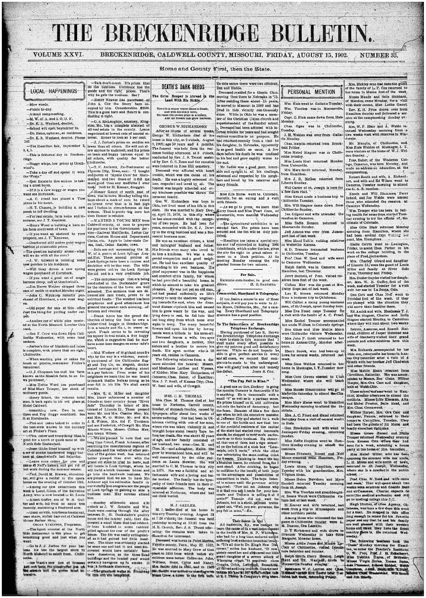 [Breckenridge Bulletin]