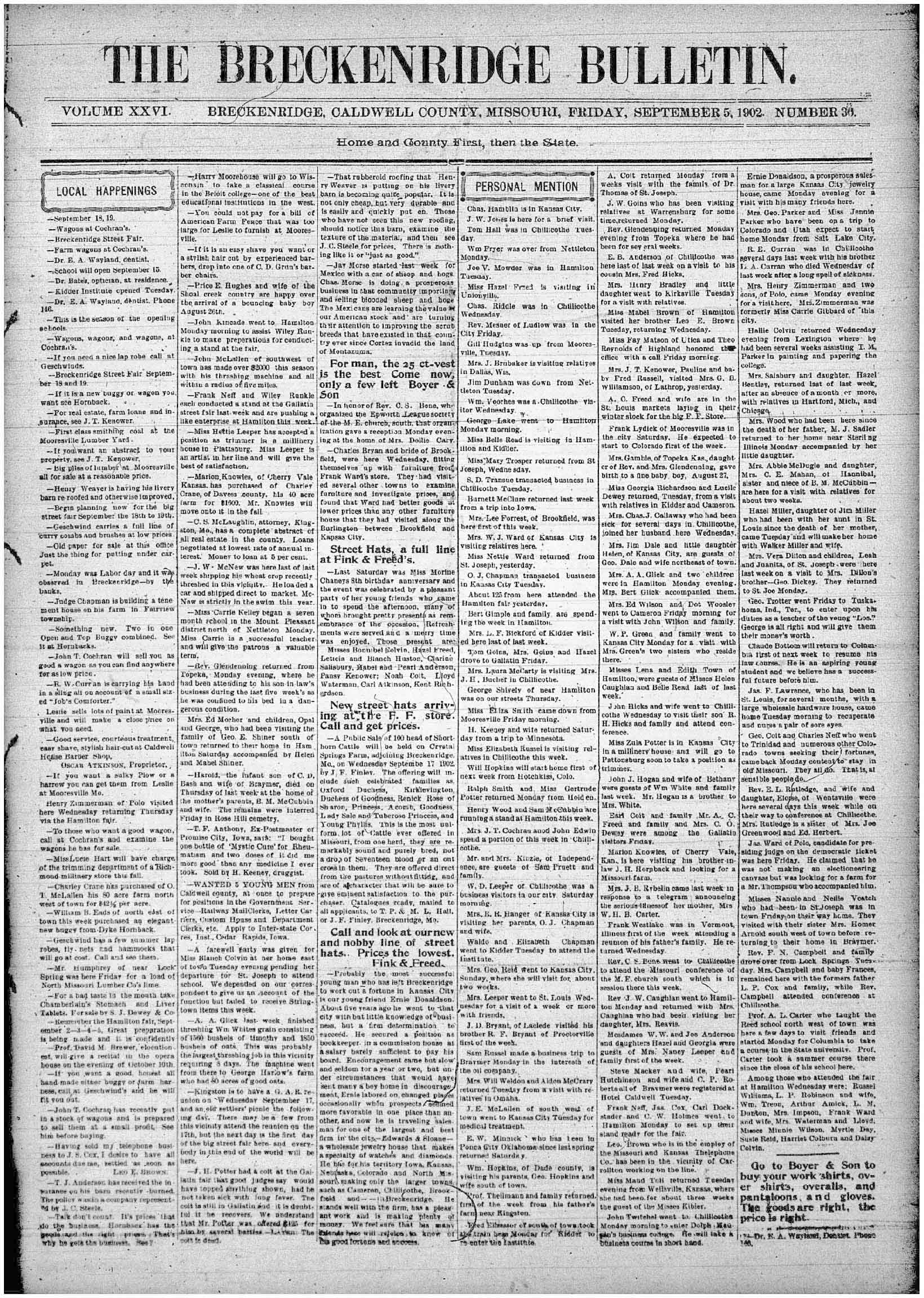 [Breckenridge Bulletin]