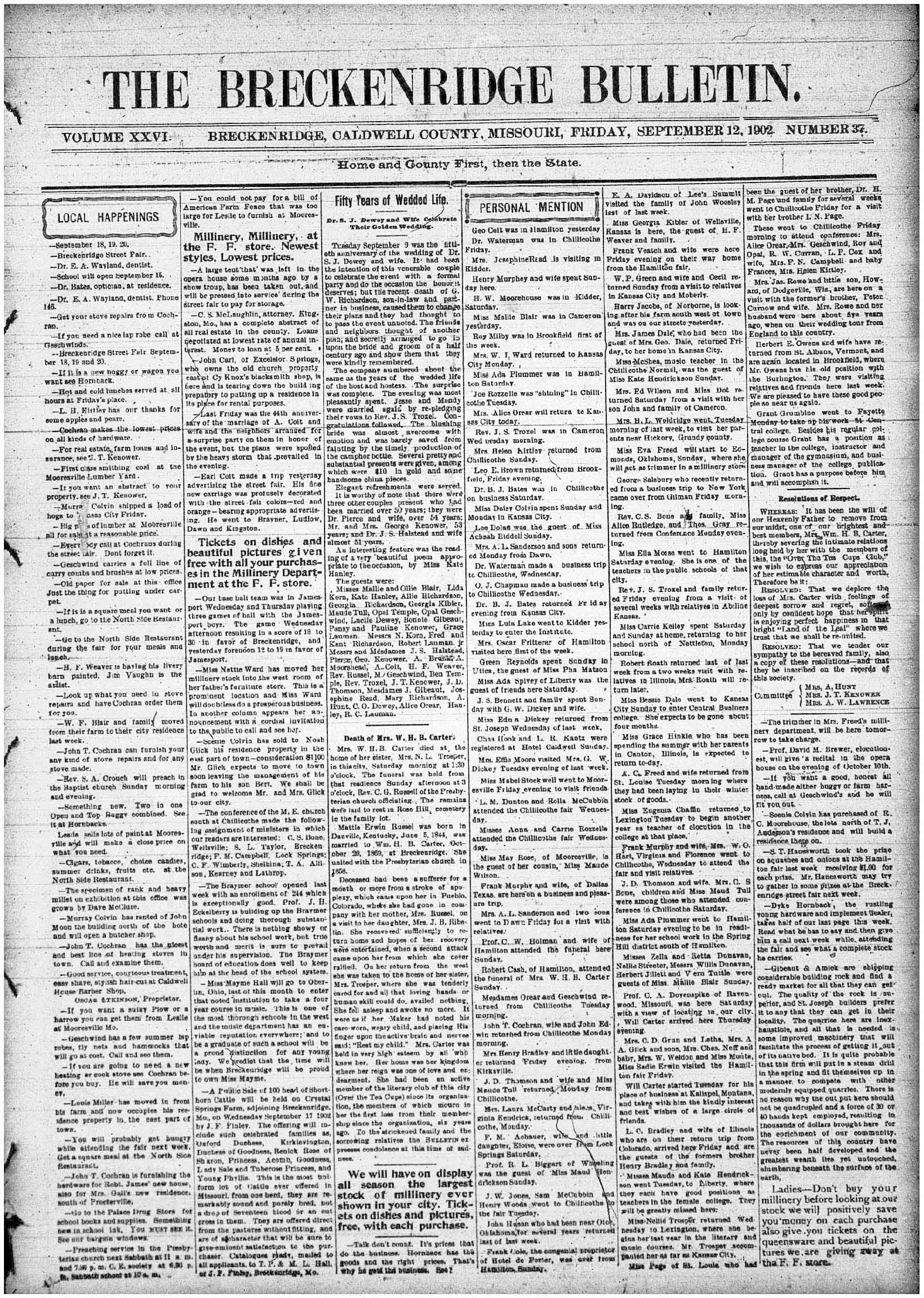 [Breckenridge Bulletin]