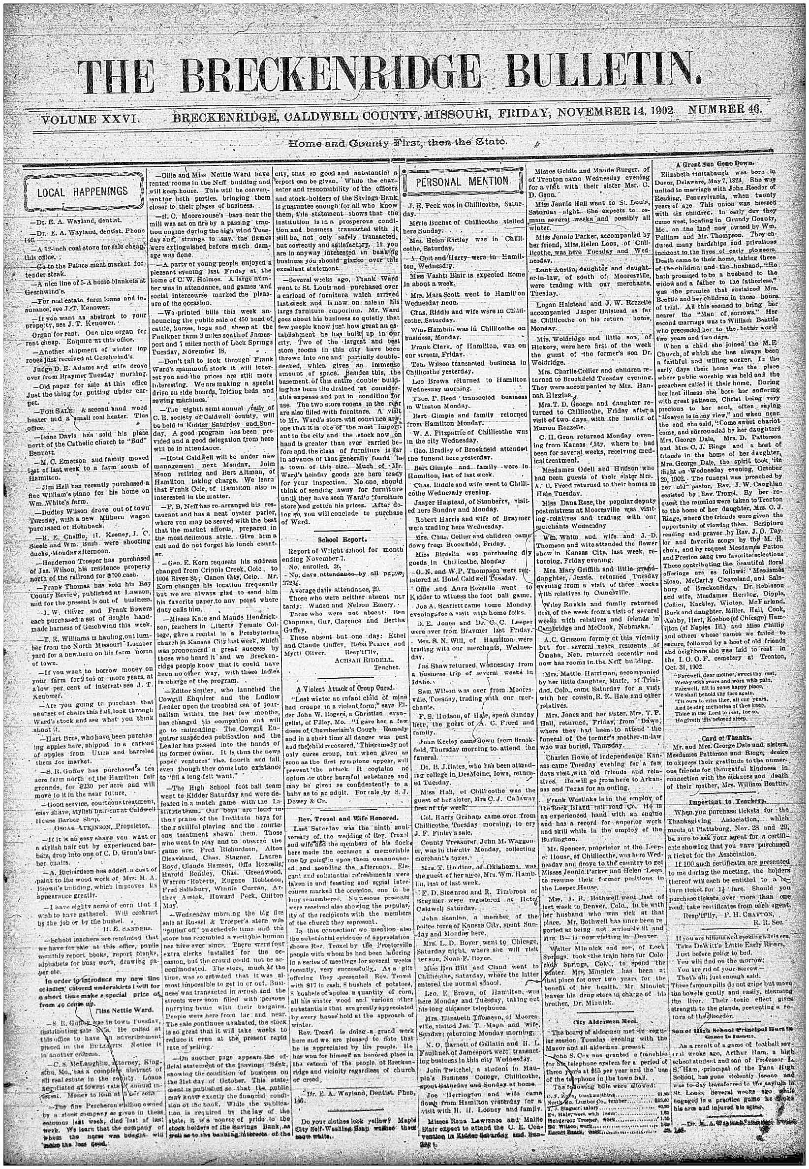 [Breckenridge Bulletin]