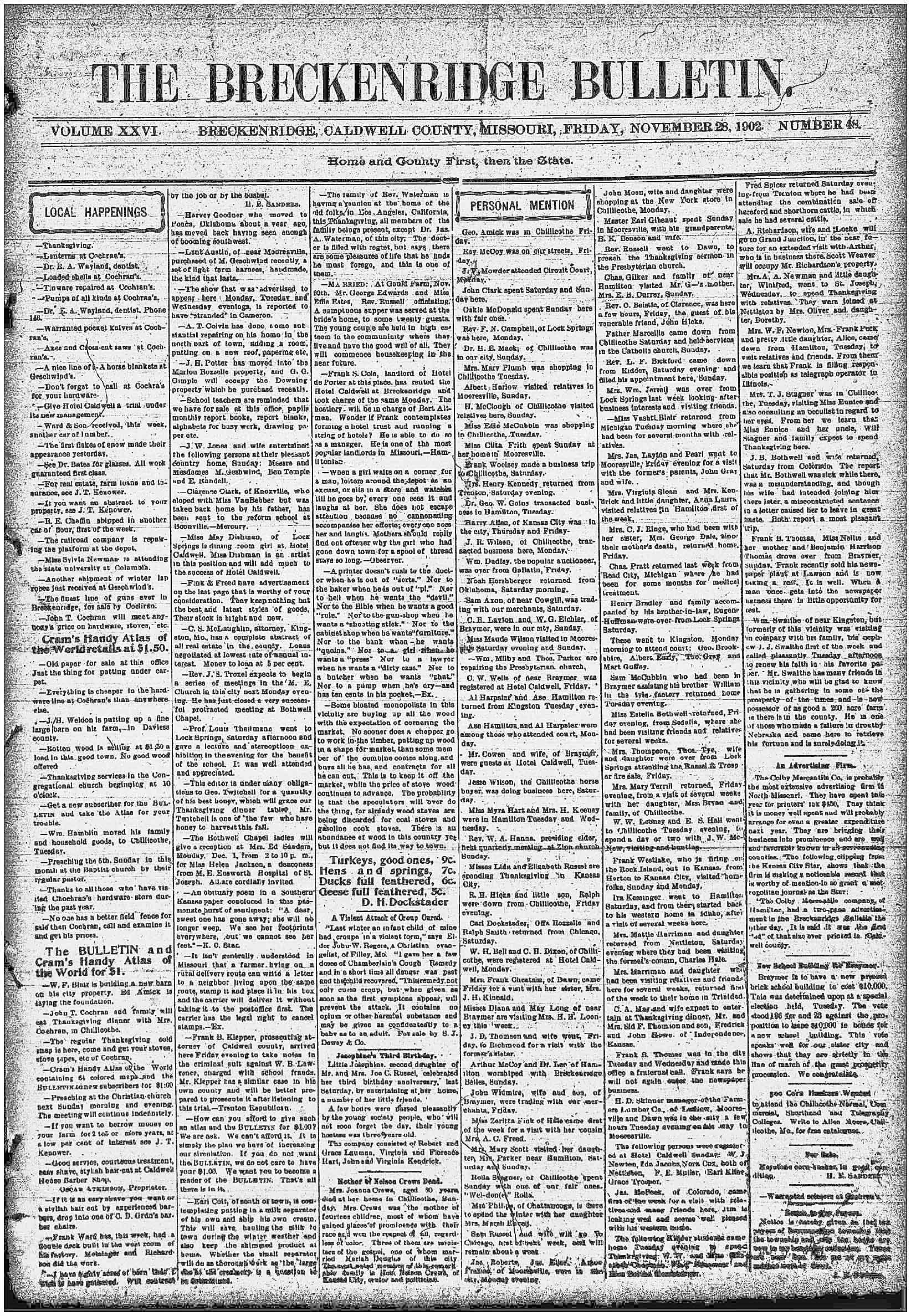 [Breckenridge Bulletin]