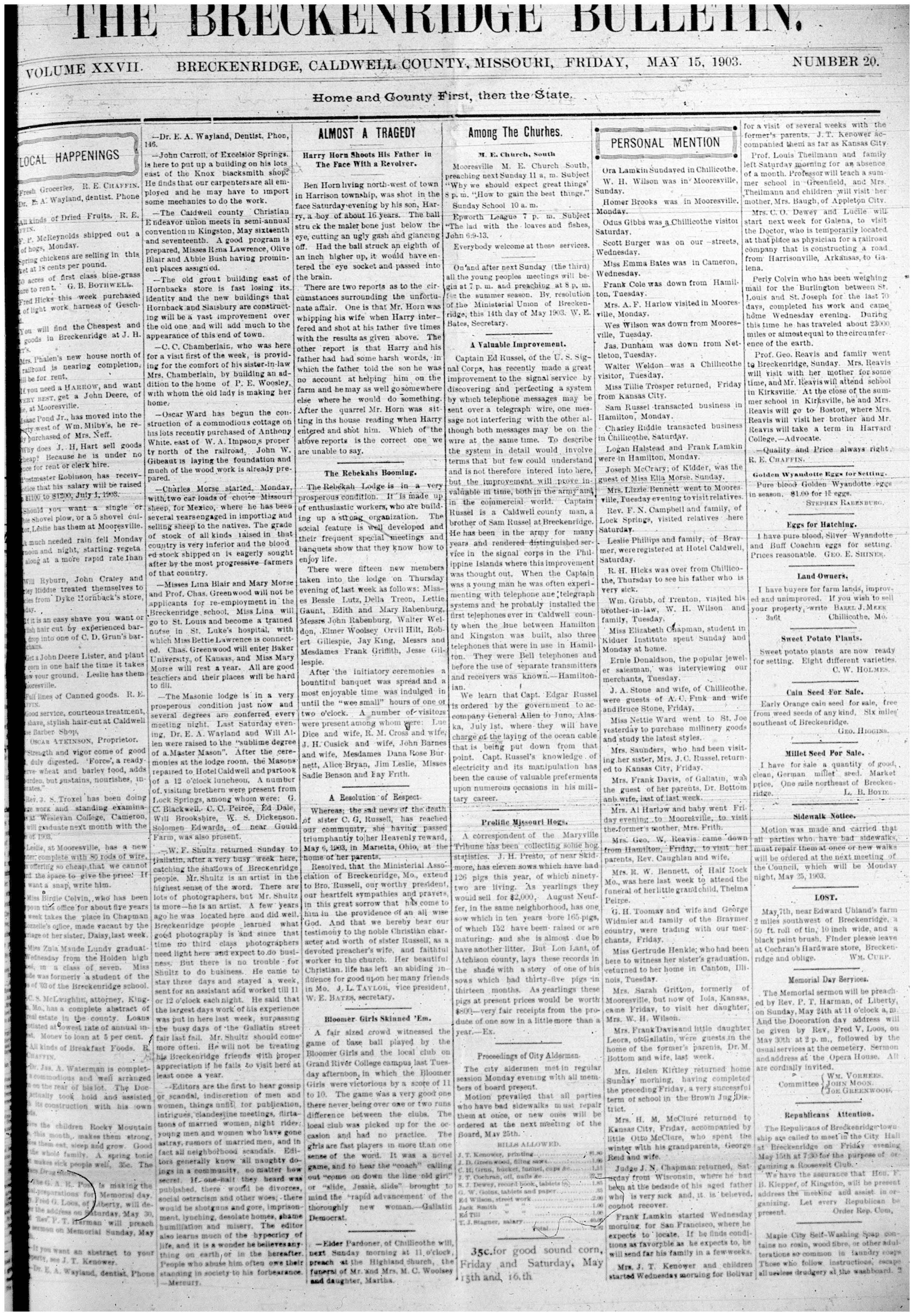 [Breckenridge Bulletin]