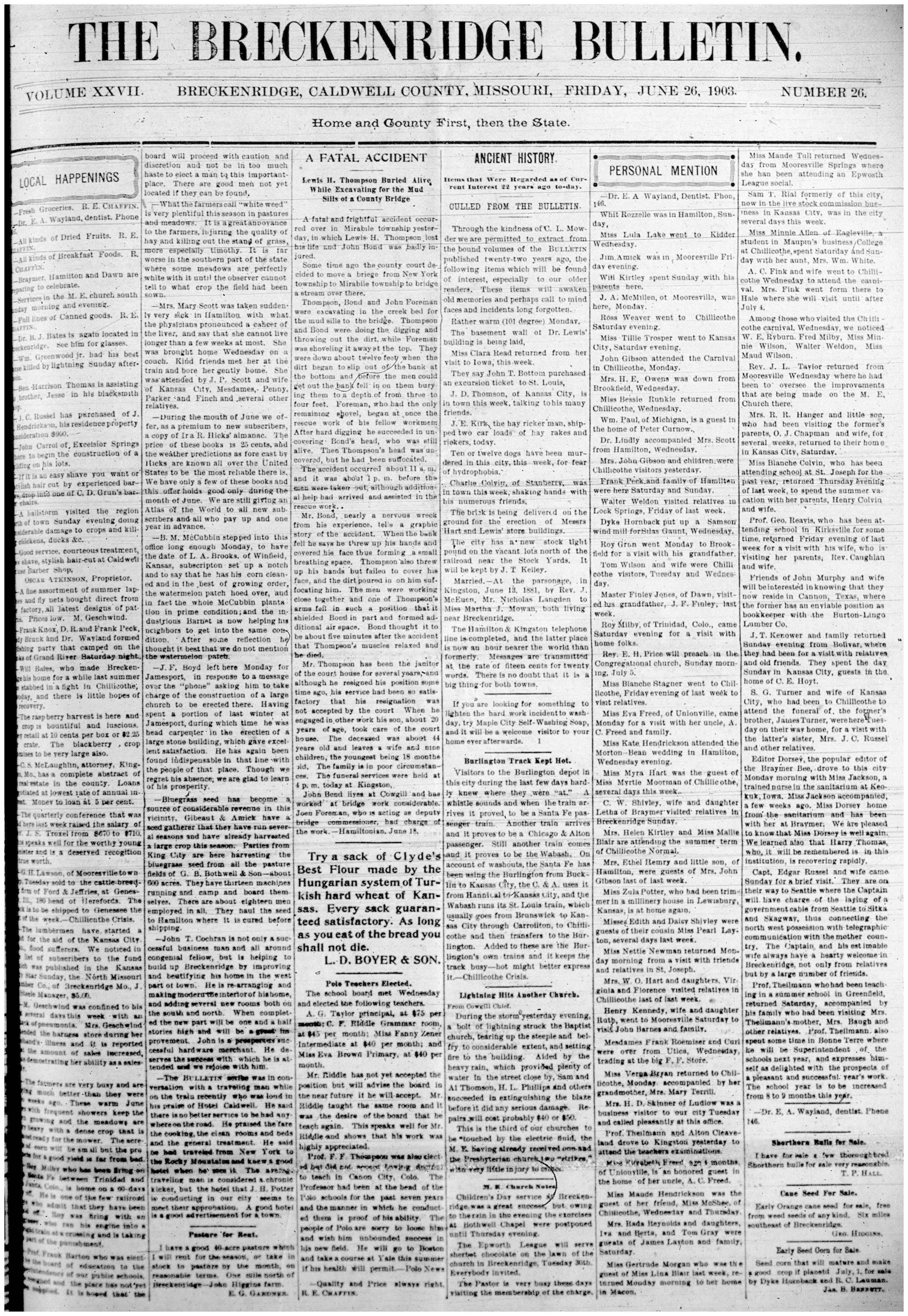 [Breckenridge Bulletin]