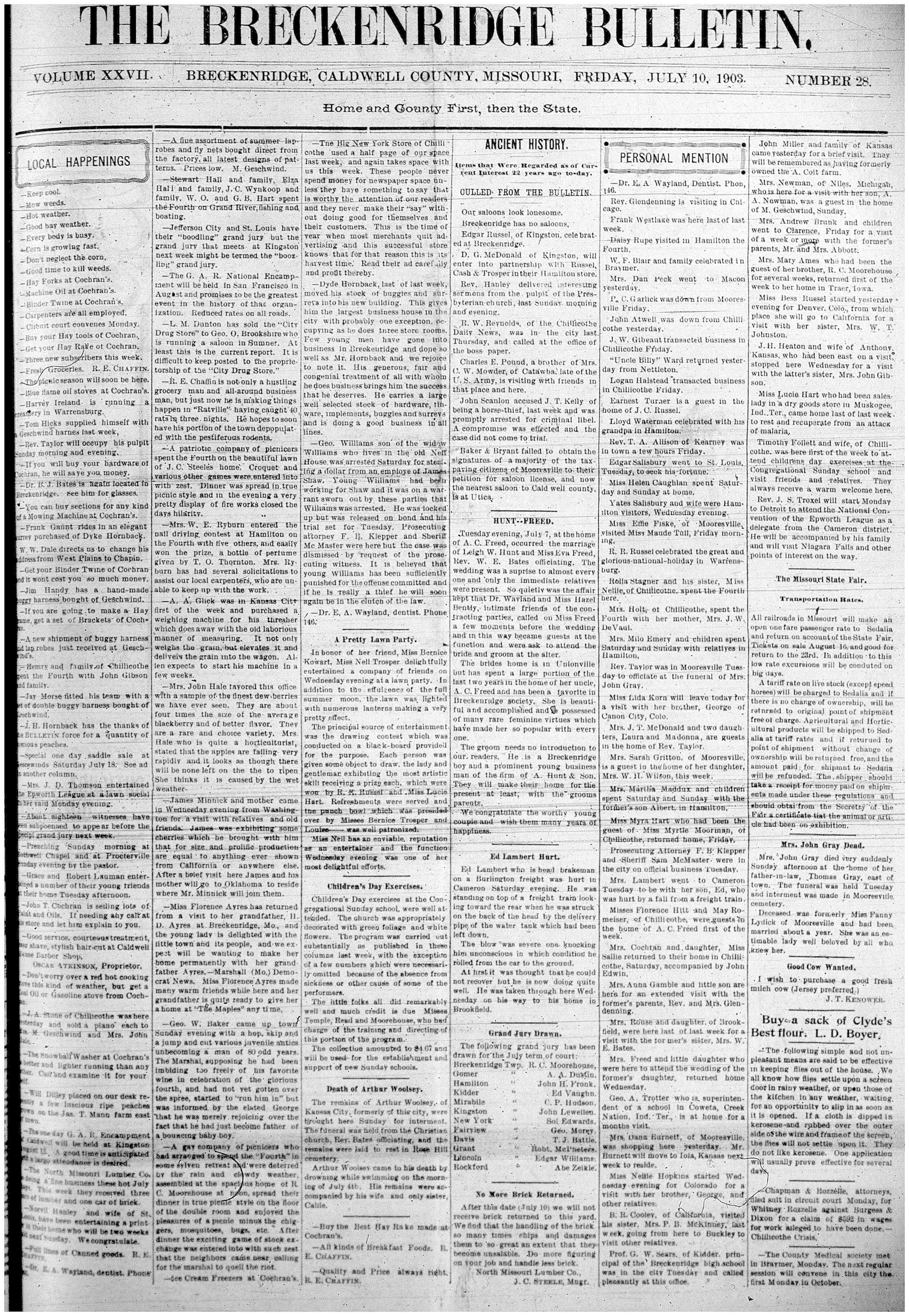 [Breckenridge Bulletin]