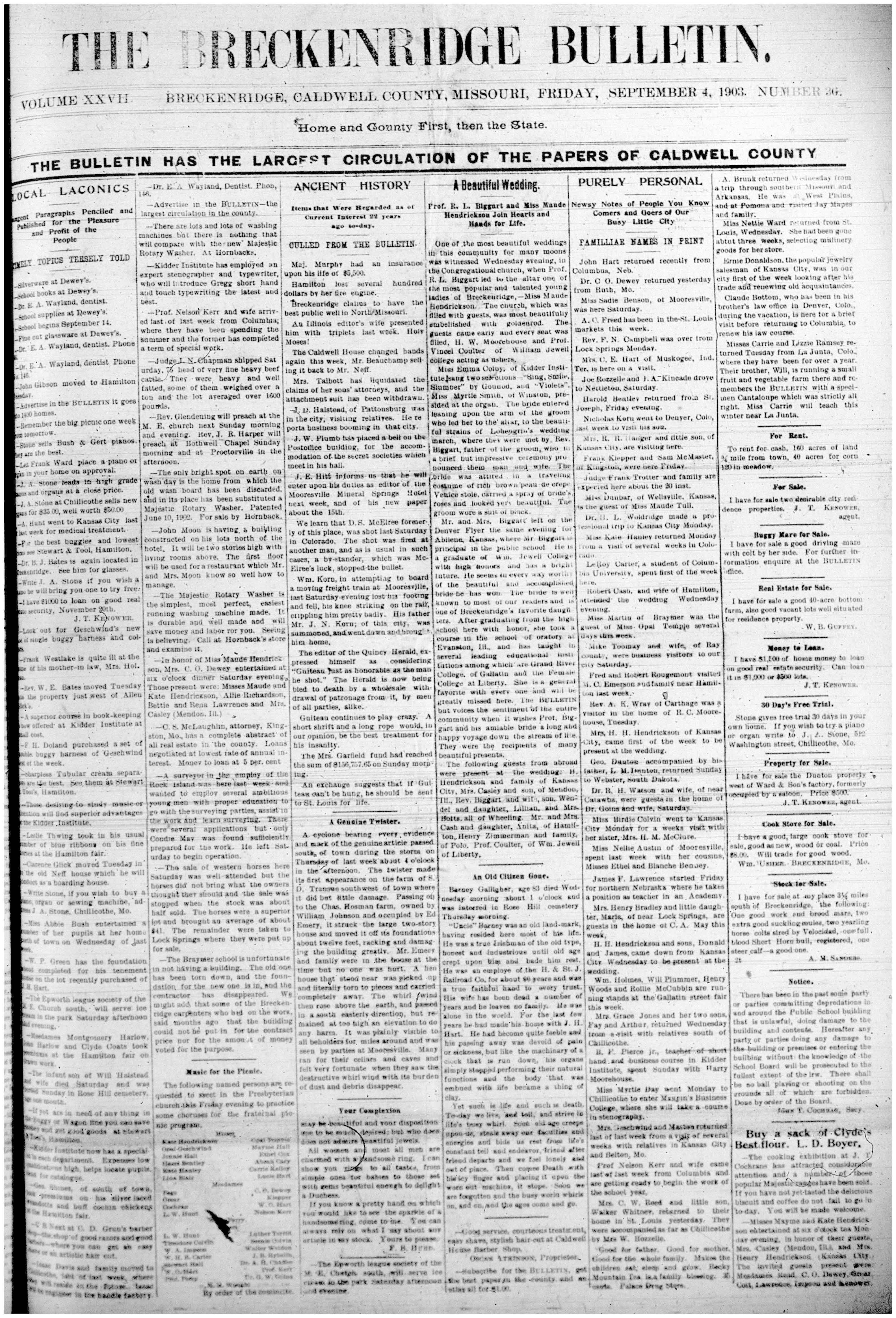 [Breckenridge Bulletin]