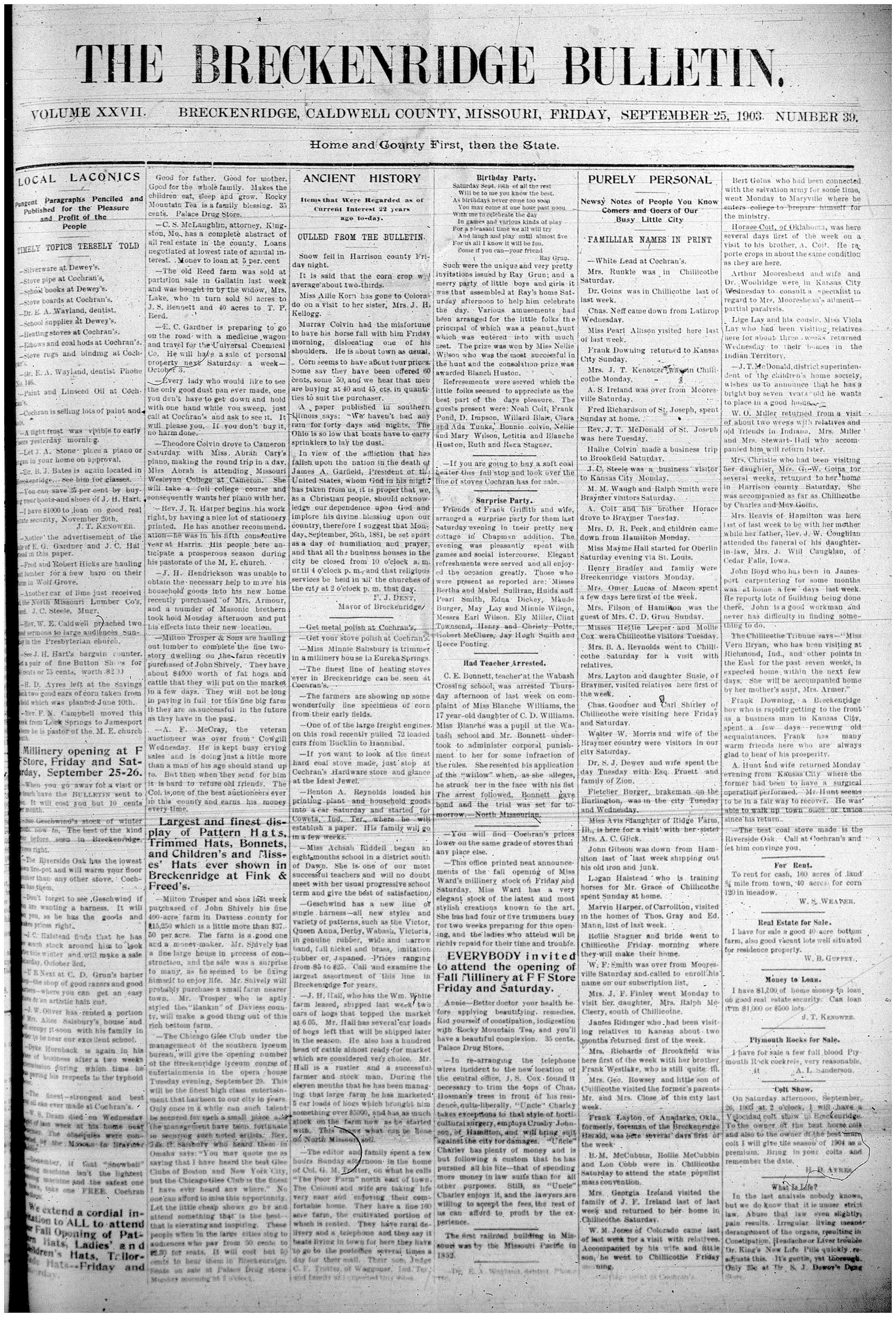 [Breckenridge Bulletin]