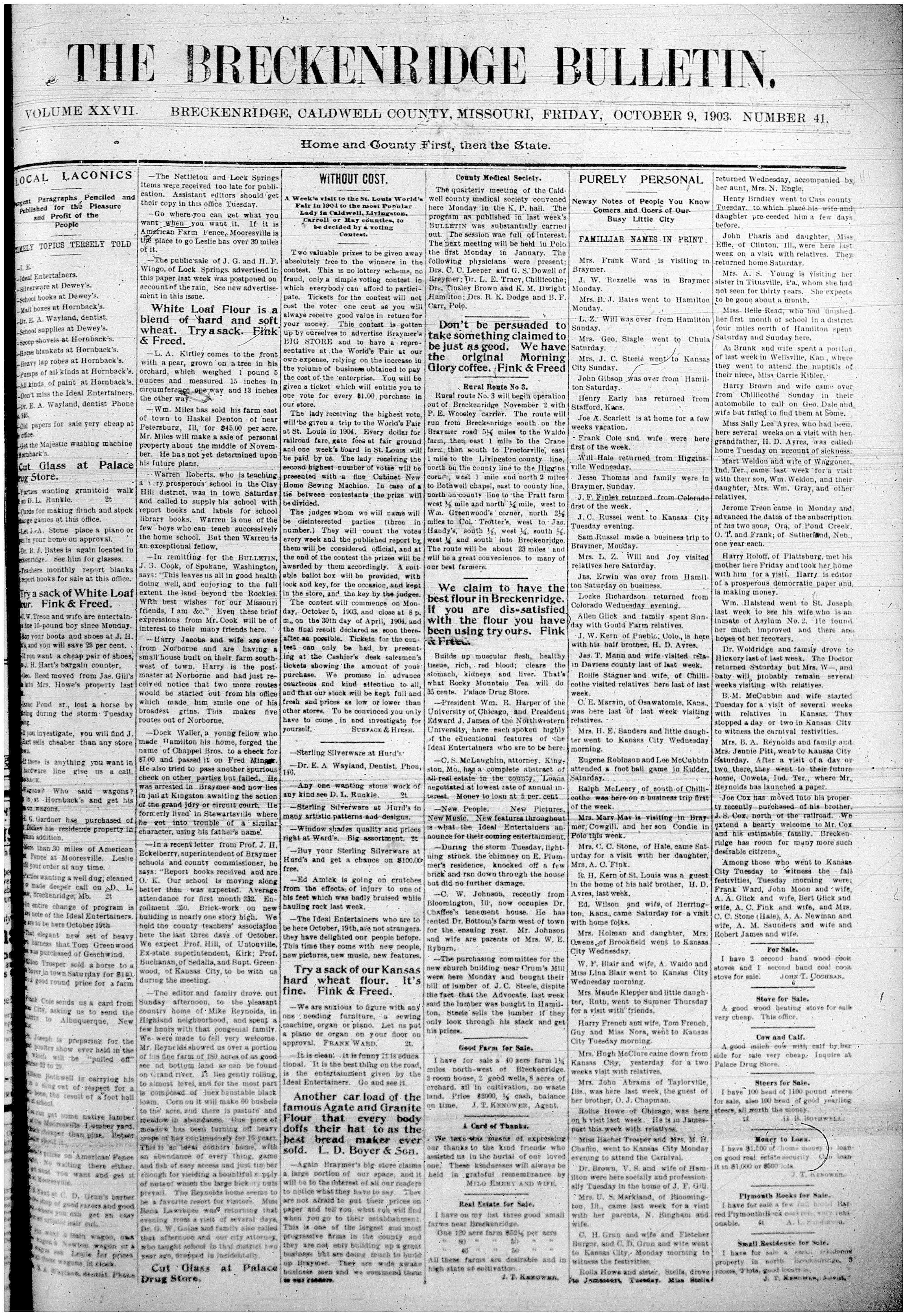 [Breckenridge Bulletin]