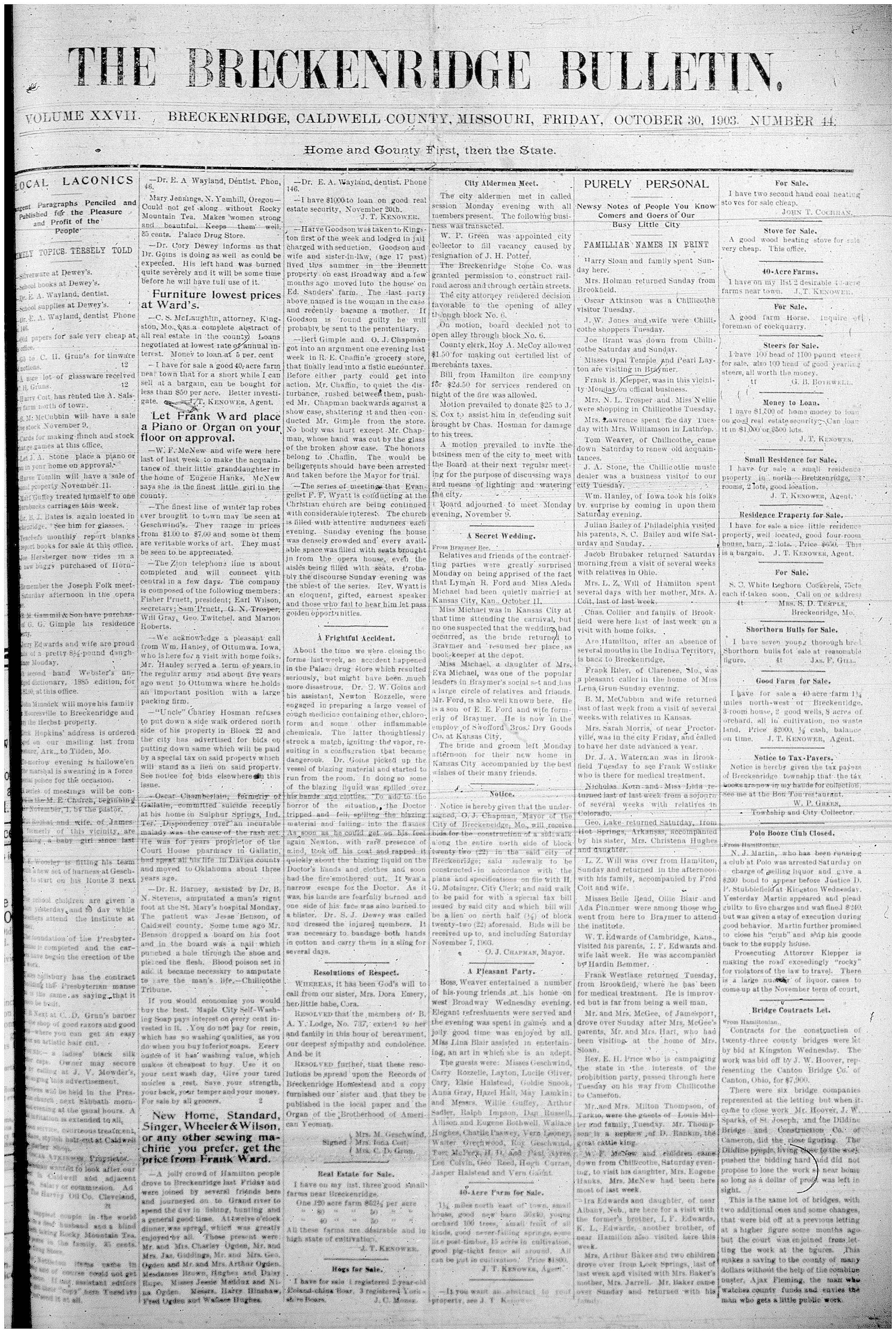 [Breckenridge Bulletin]