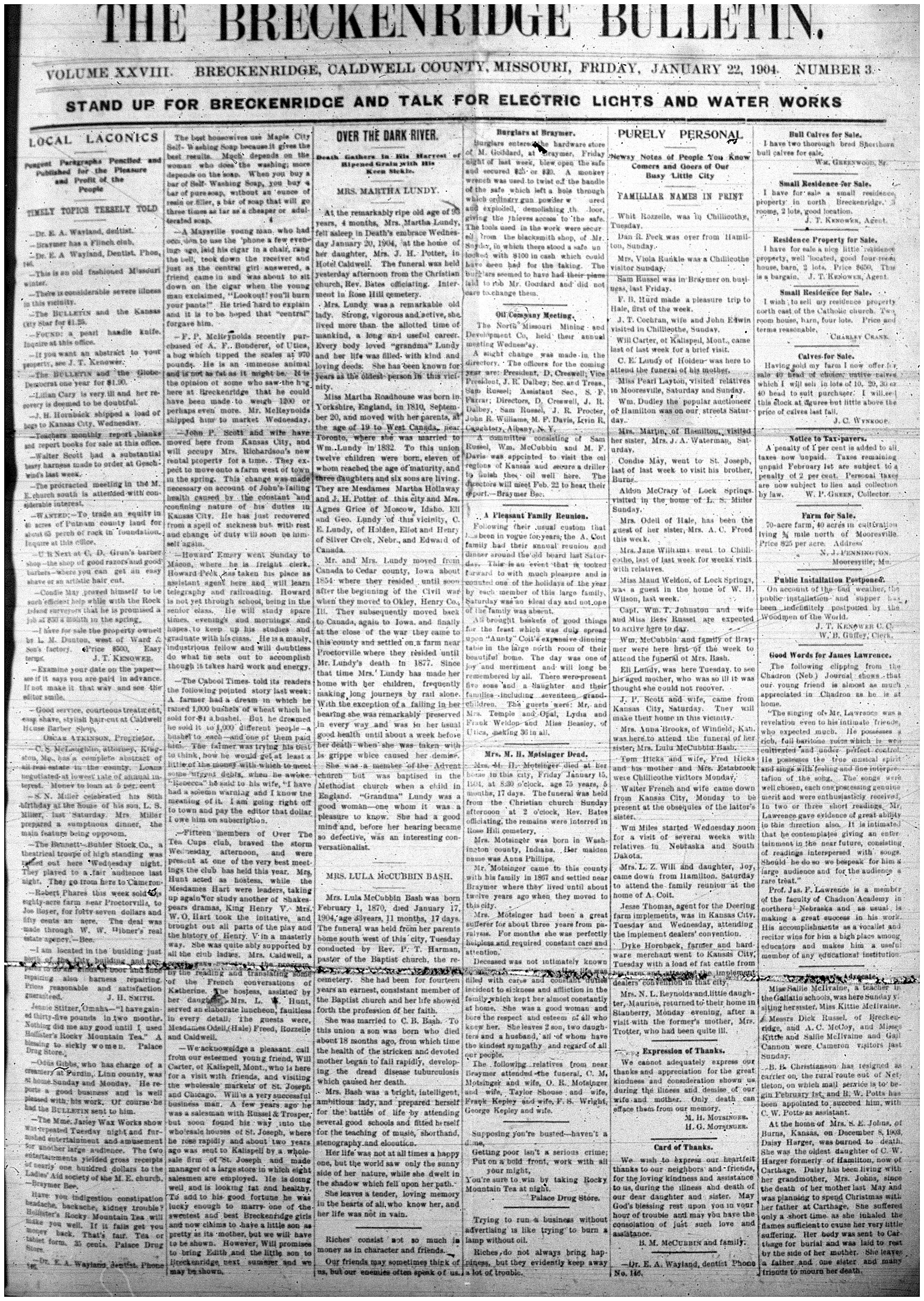 [Breckenridge Bulletin]