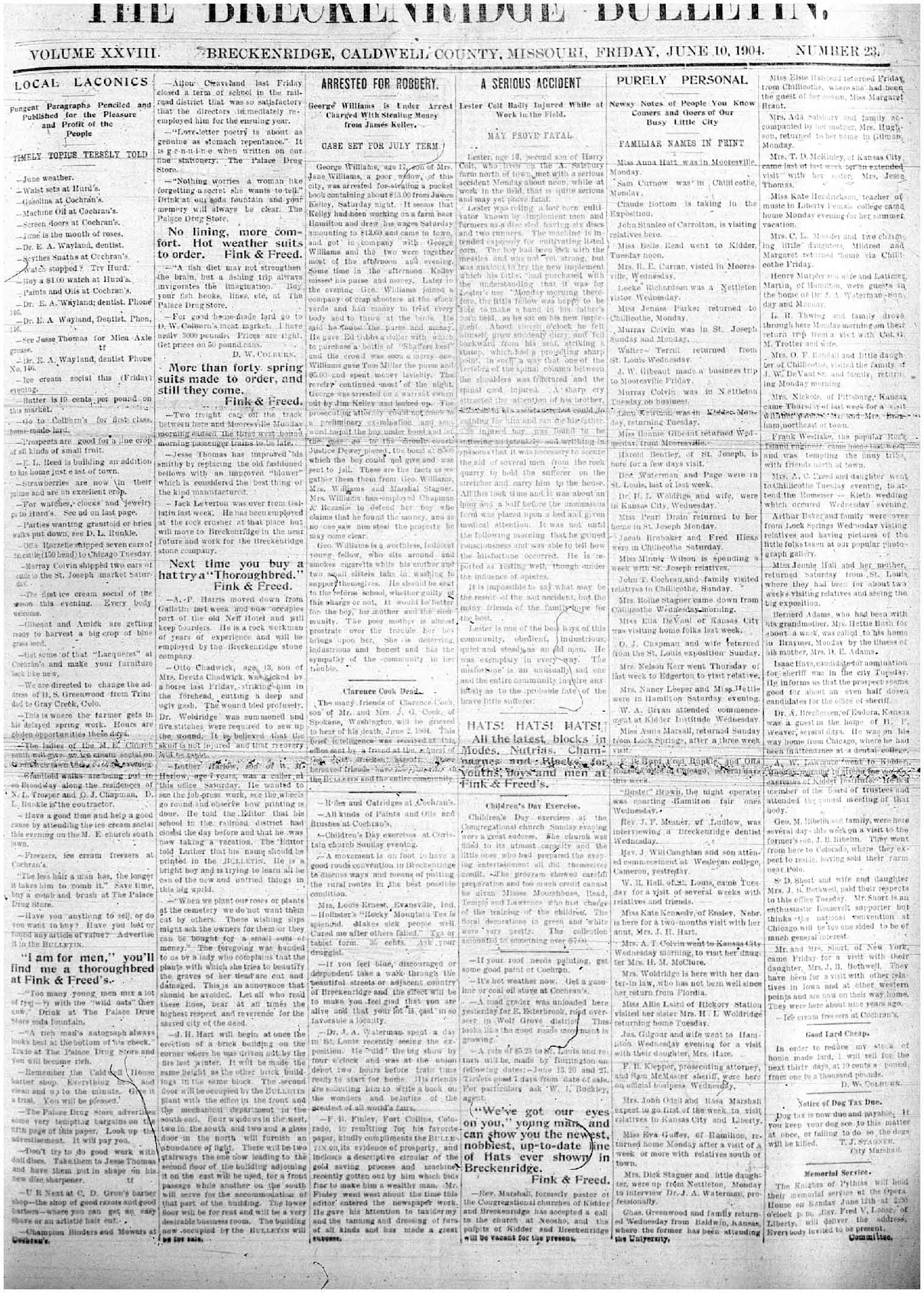 [Breckenridge Bulletin]