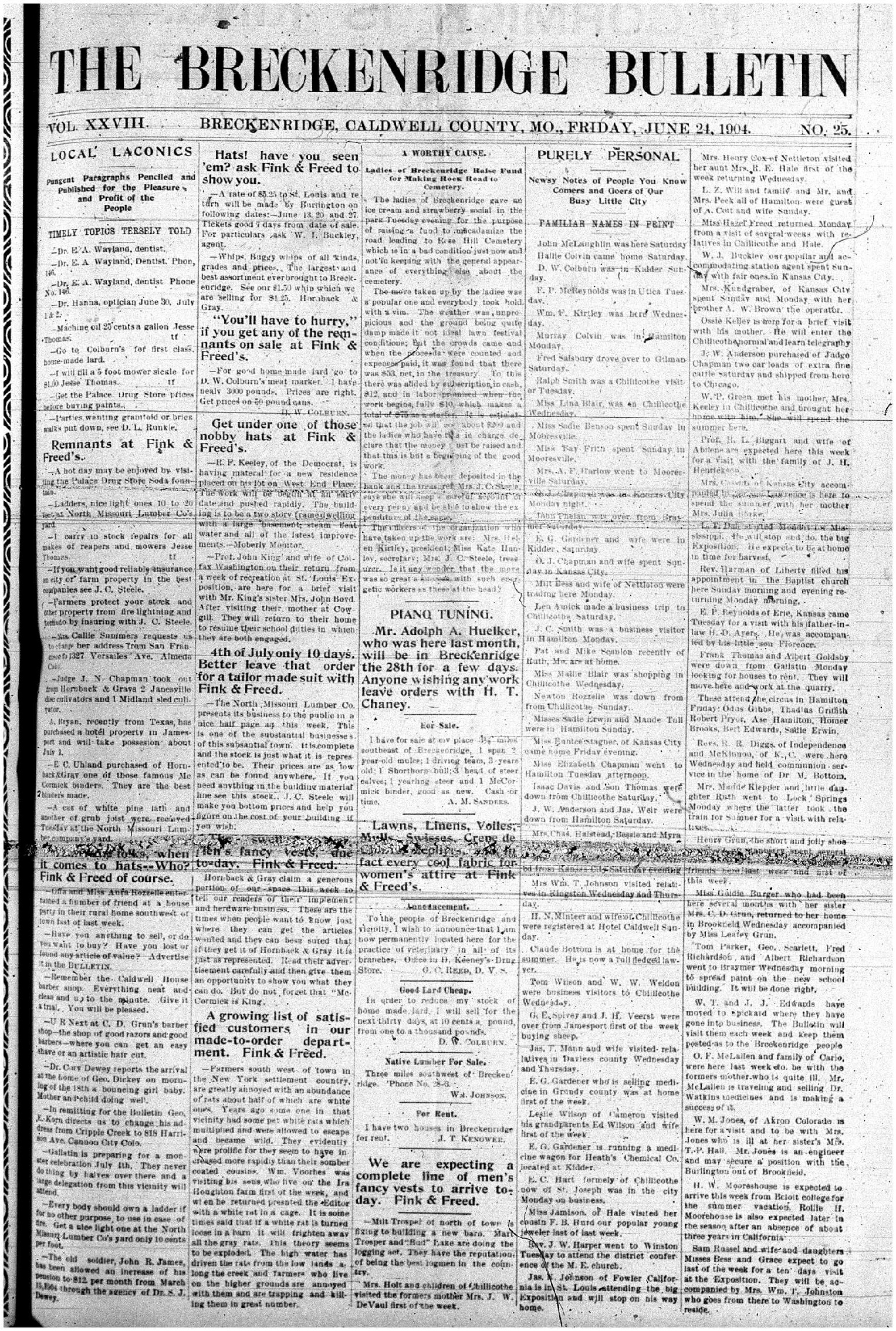 [Breckenridge Bulletin]