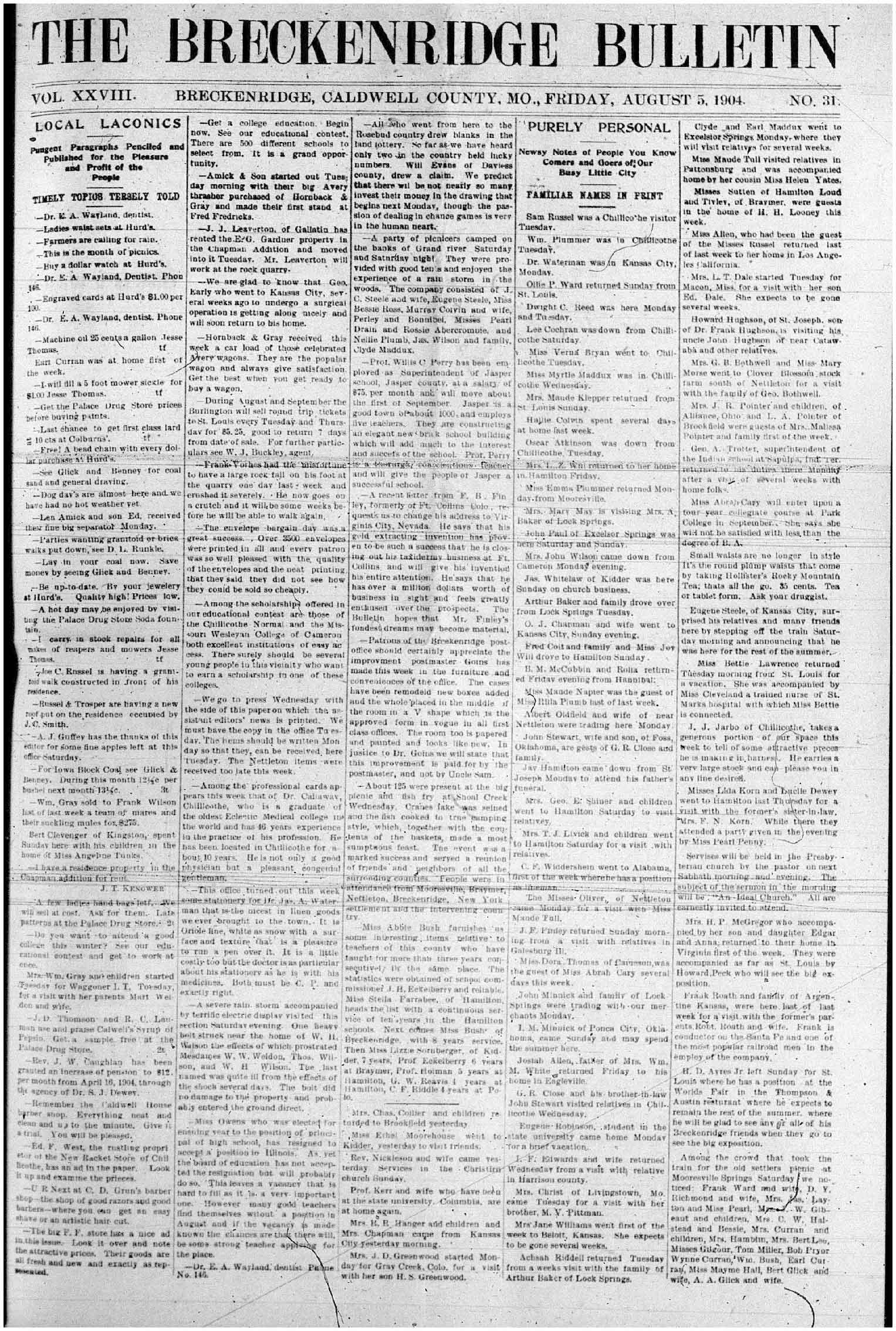 [Breckenridge Bulletin]