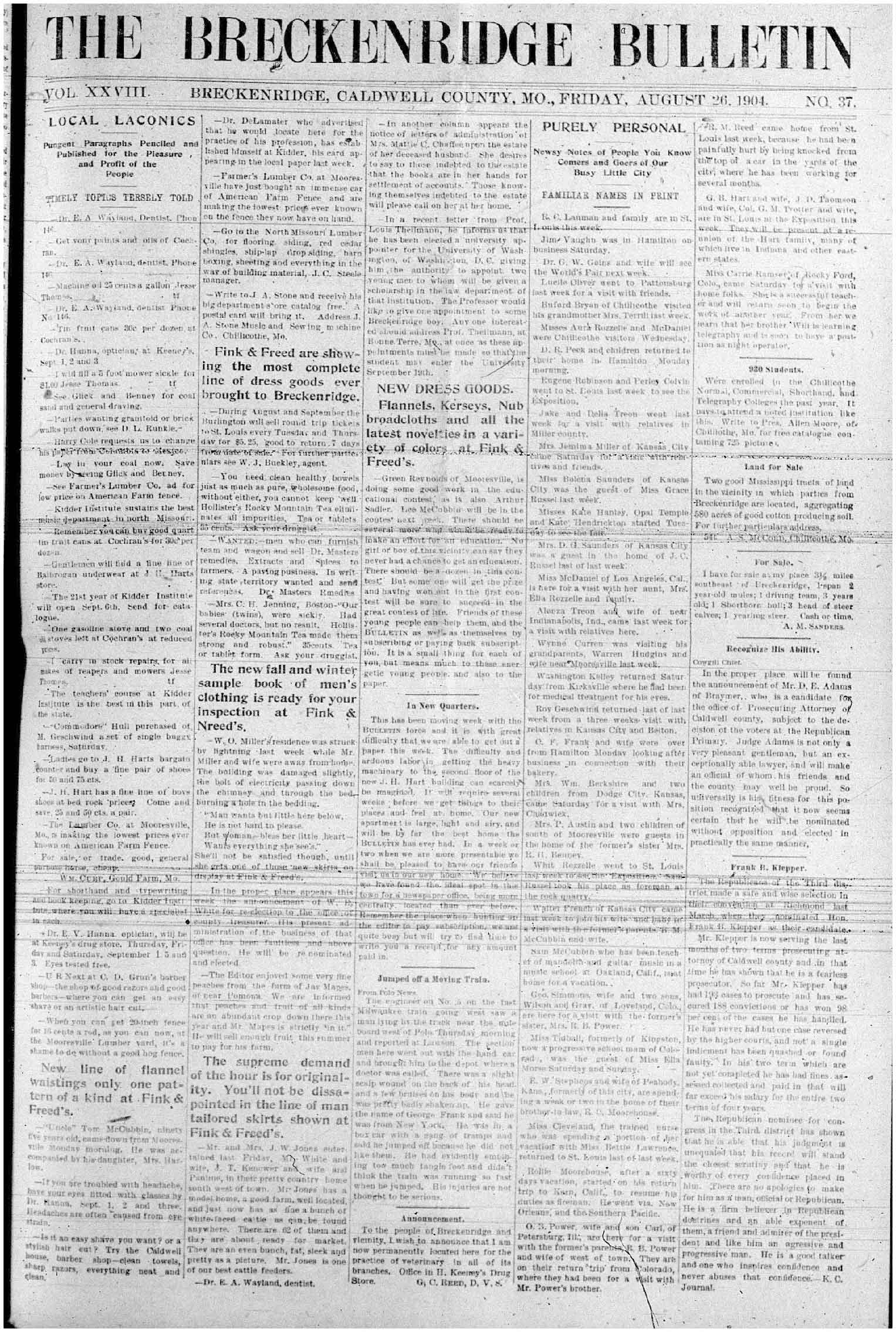 [Breckenridge Bulletin]