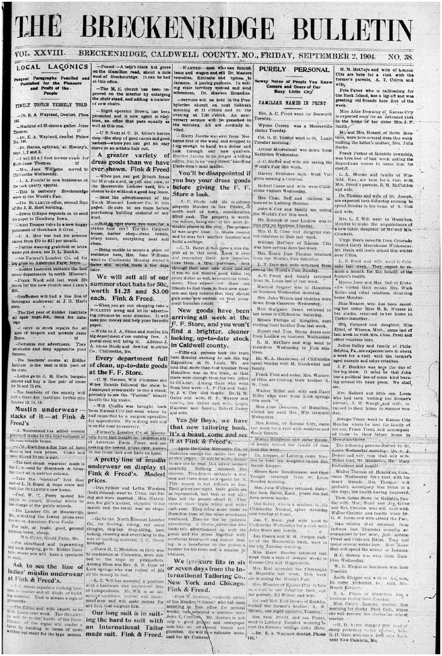 [Breckenridge Bulletin]