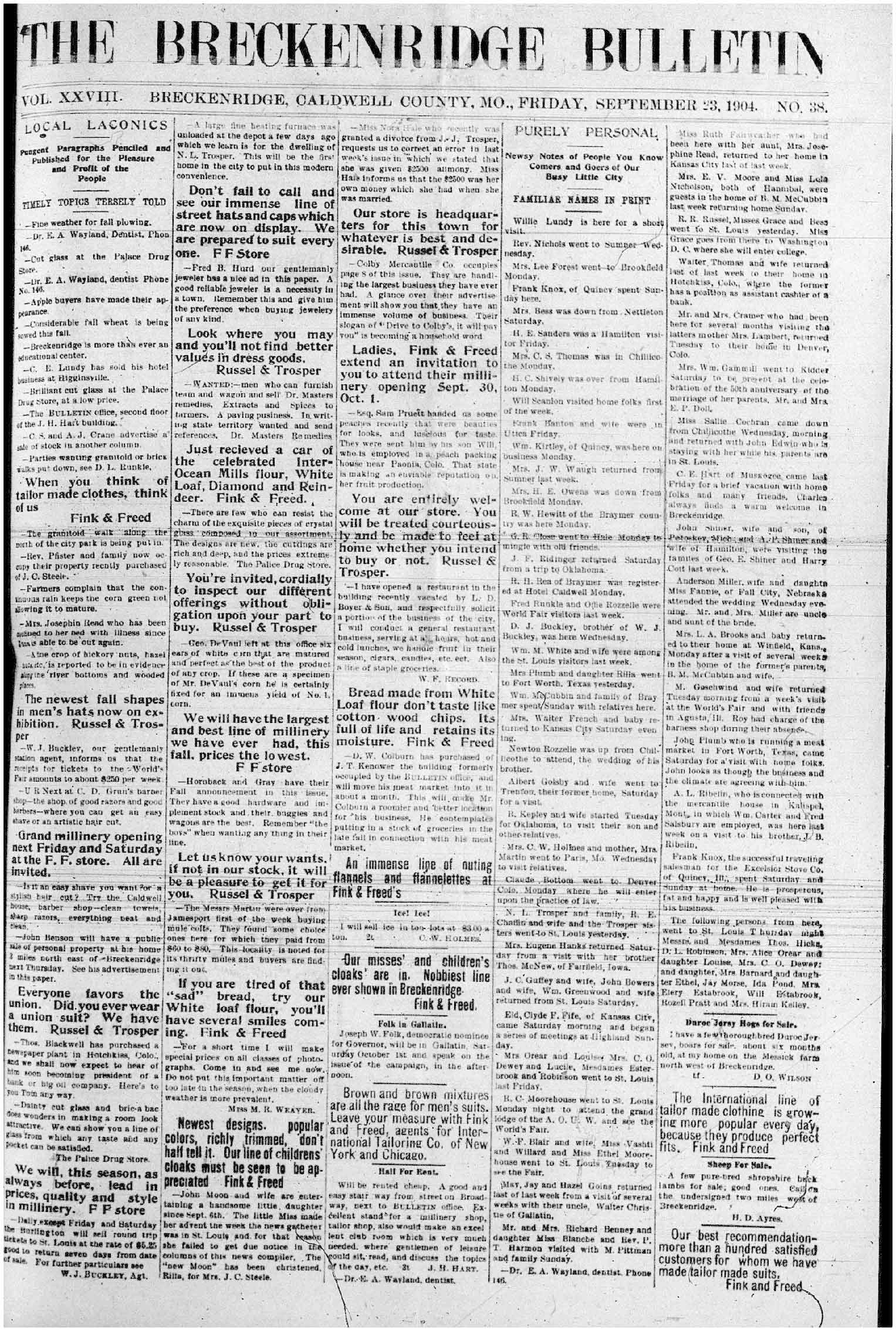 [Breckenridge Bulletin]