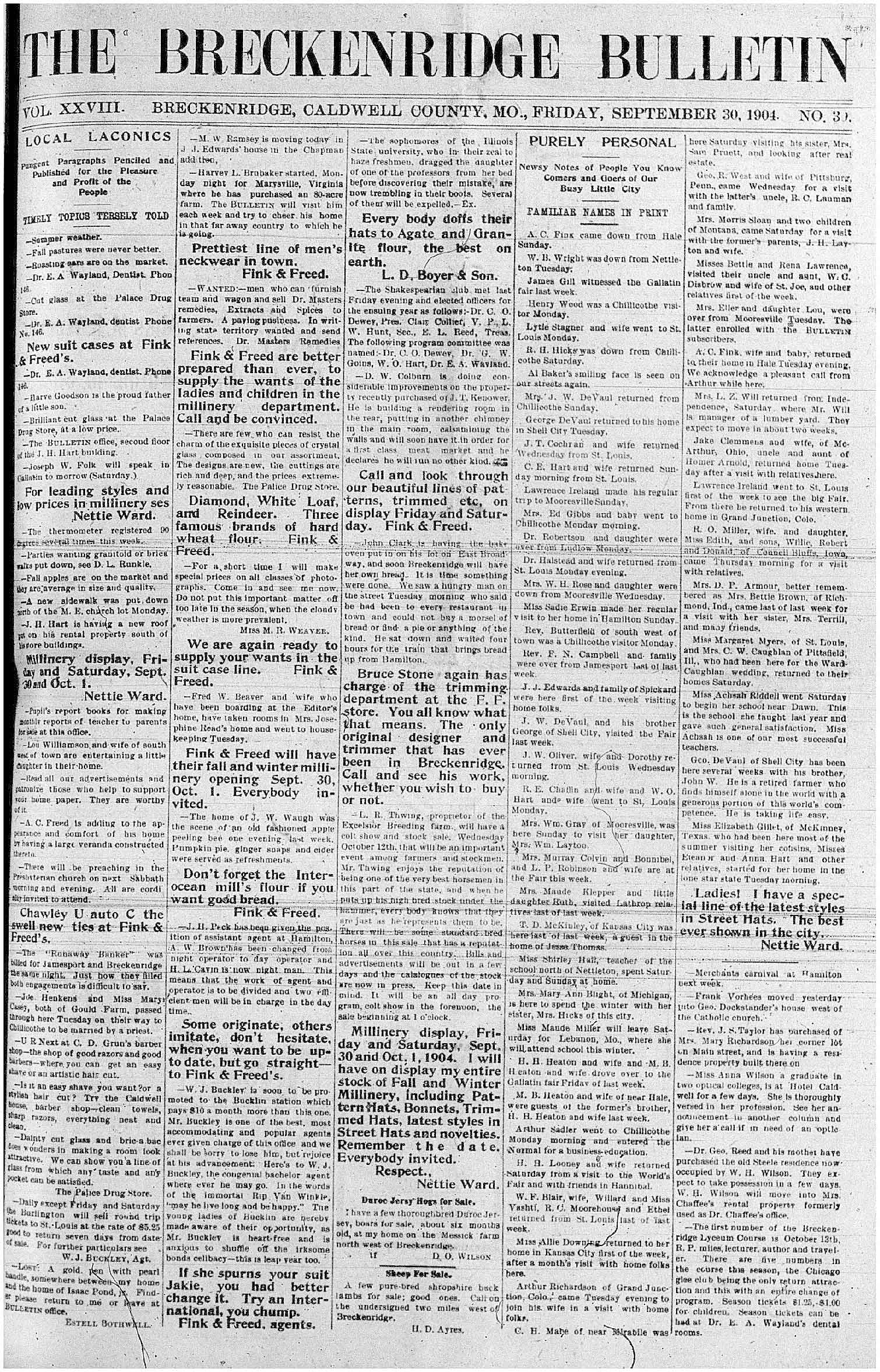 [Breckenridge Bulletin]