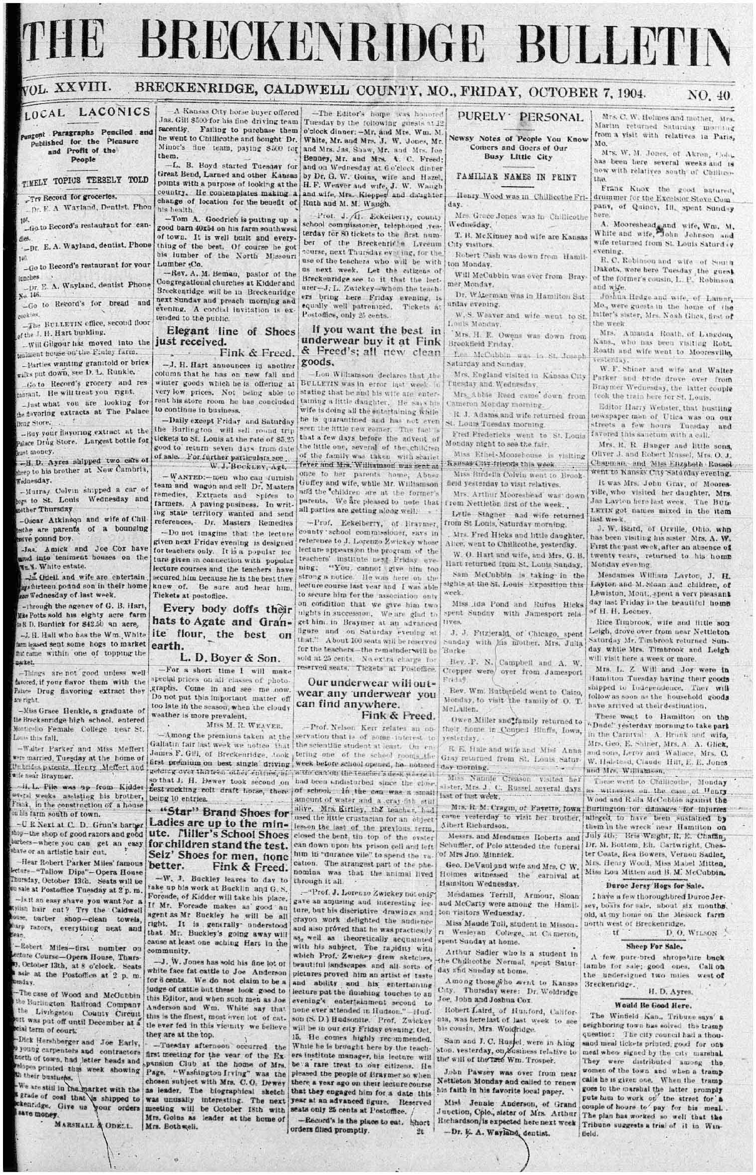 [Breckenridge Bulletin]