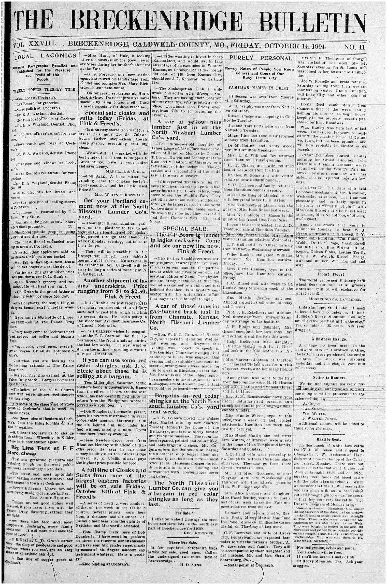 [Breckenridge Bulletin]