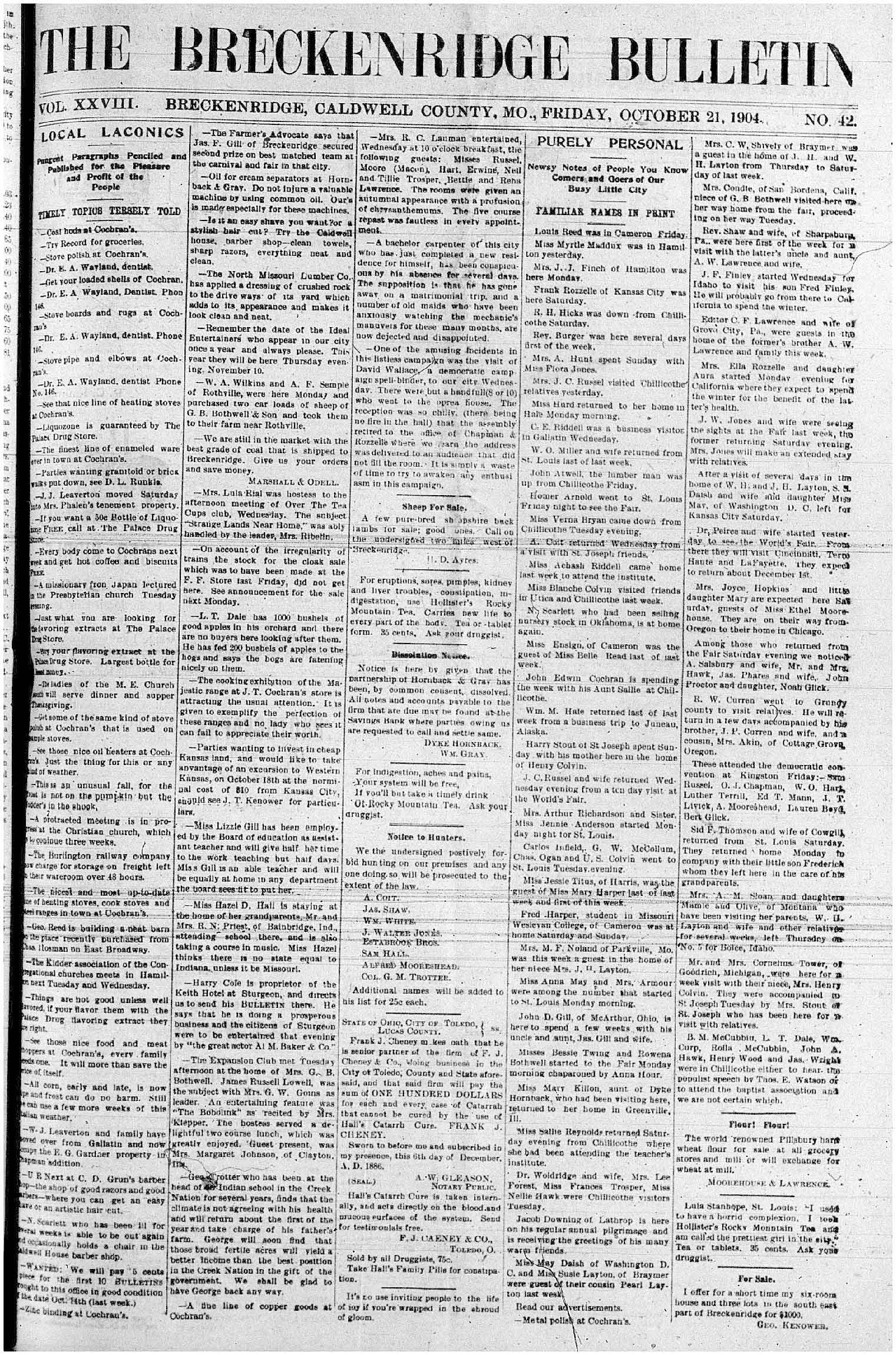 [Breckenridge Bulletin]