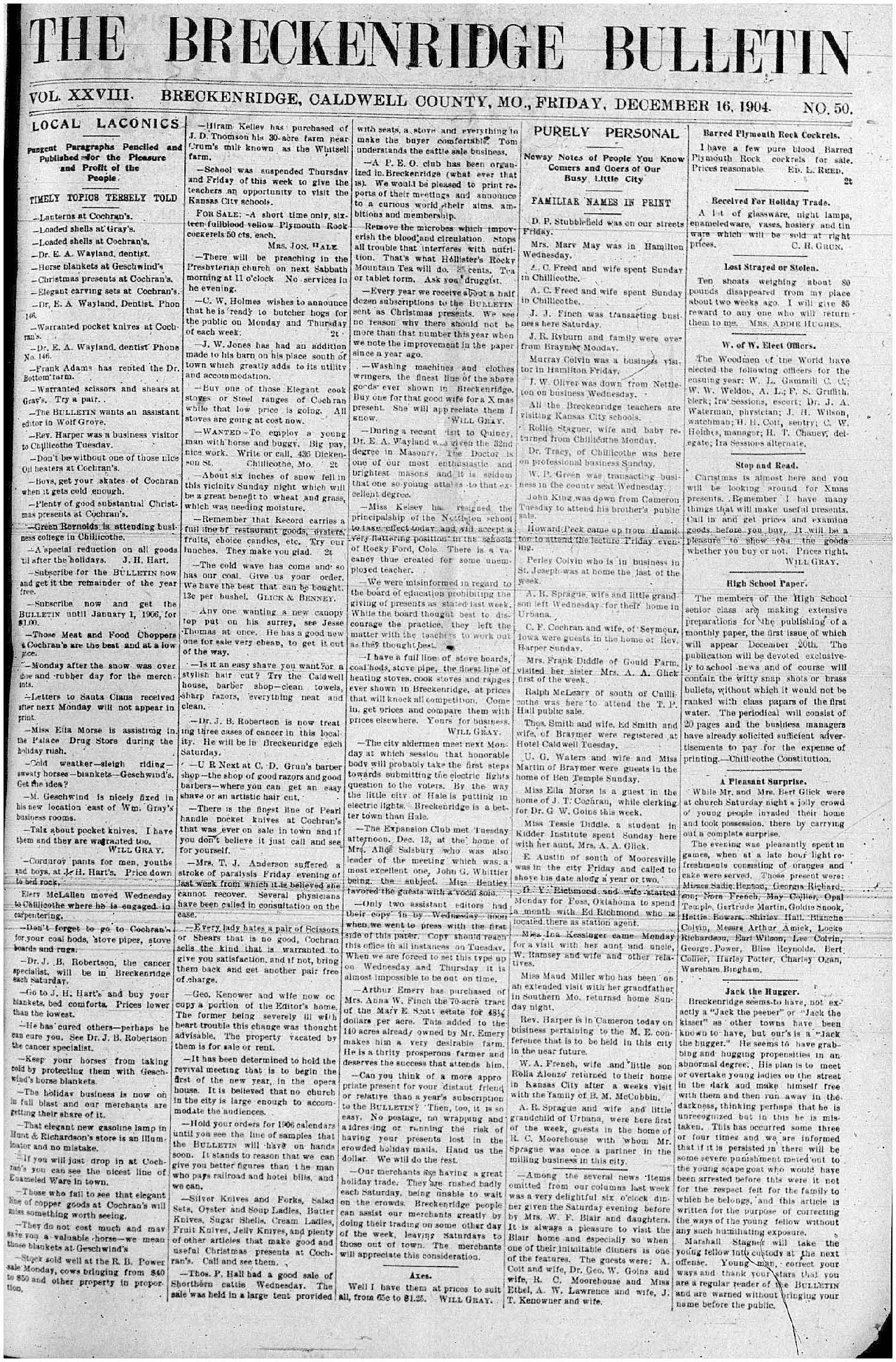 [Breckenridge Bulletin]