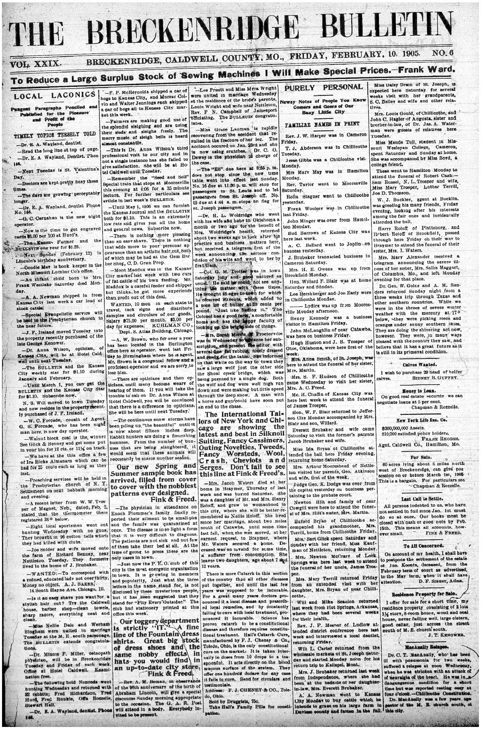 [Breckenridge Bulletin]