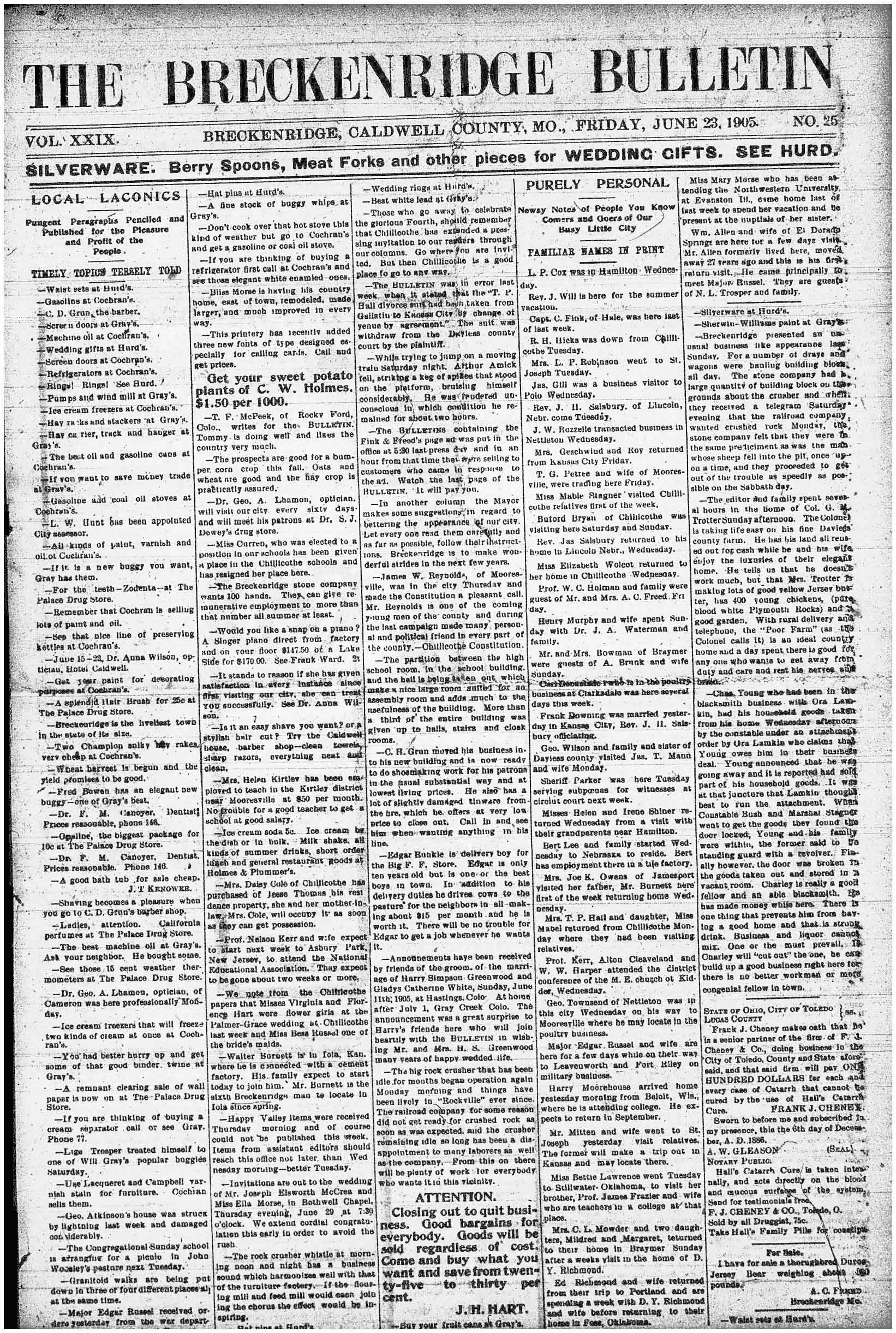 [Breckenridge Bulletin]