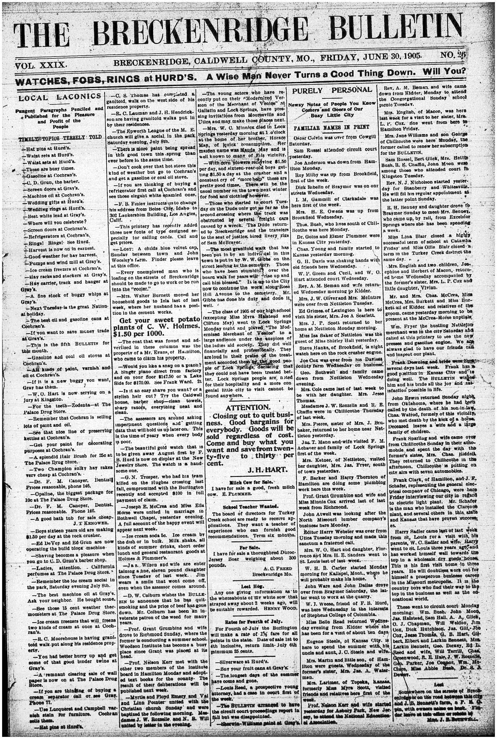 [Breckenridge Bulletin]