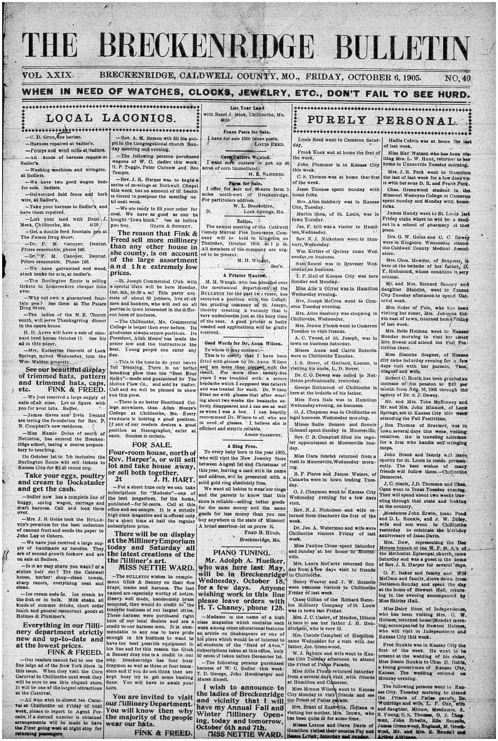 [Breckenridge Bulletin]