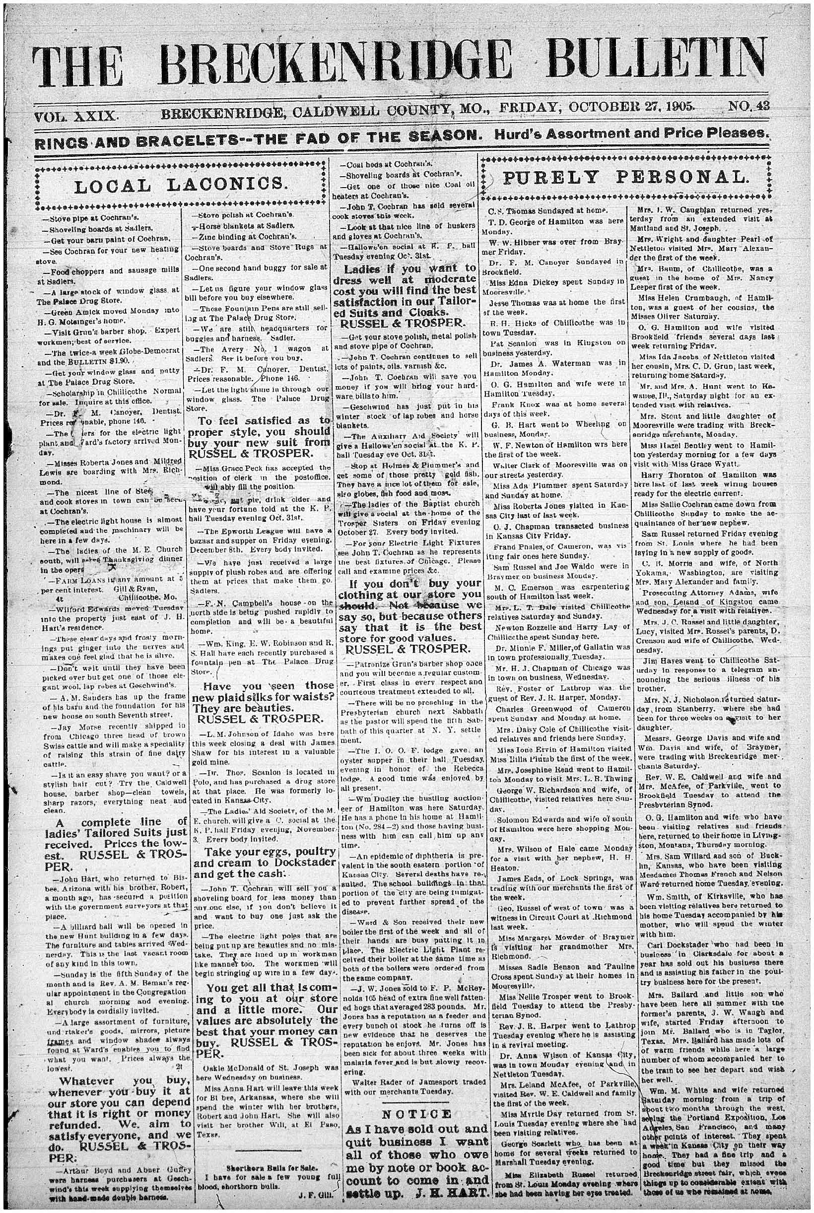 [Breckenridge Bulletin]