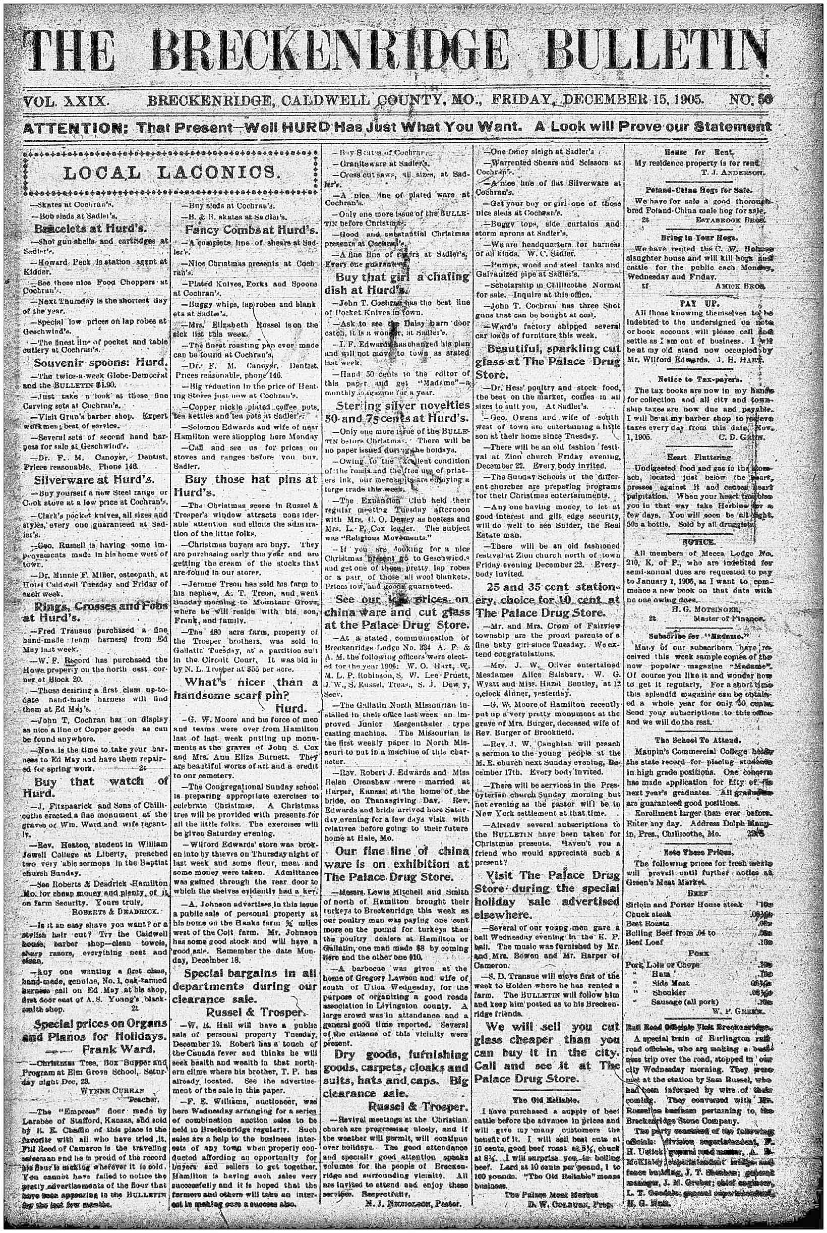 [Breckenridge Bulletin]