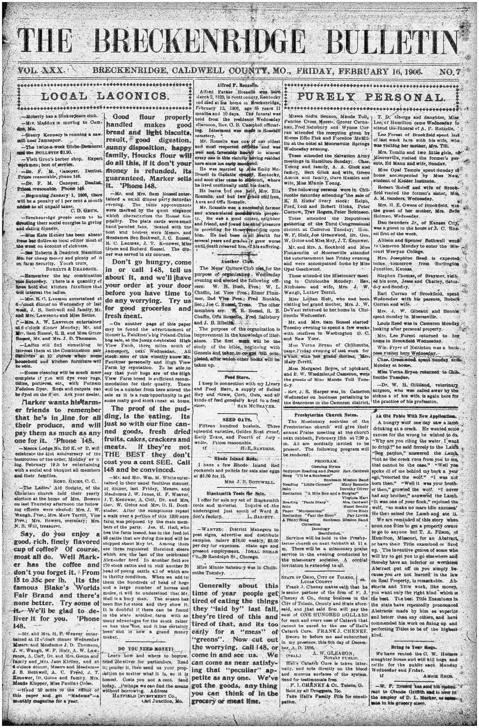 [Breckenridge Bulletin]