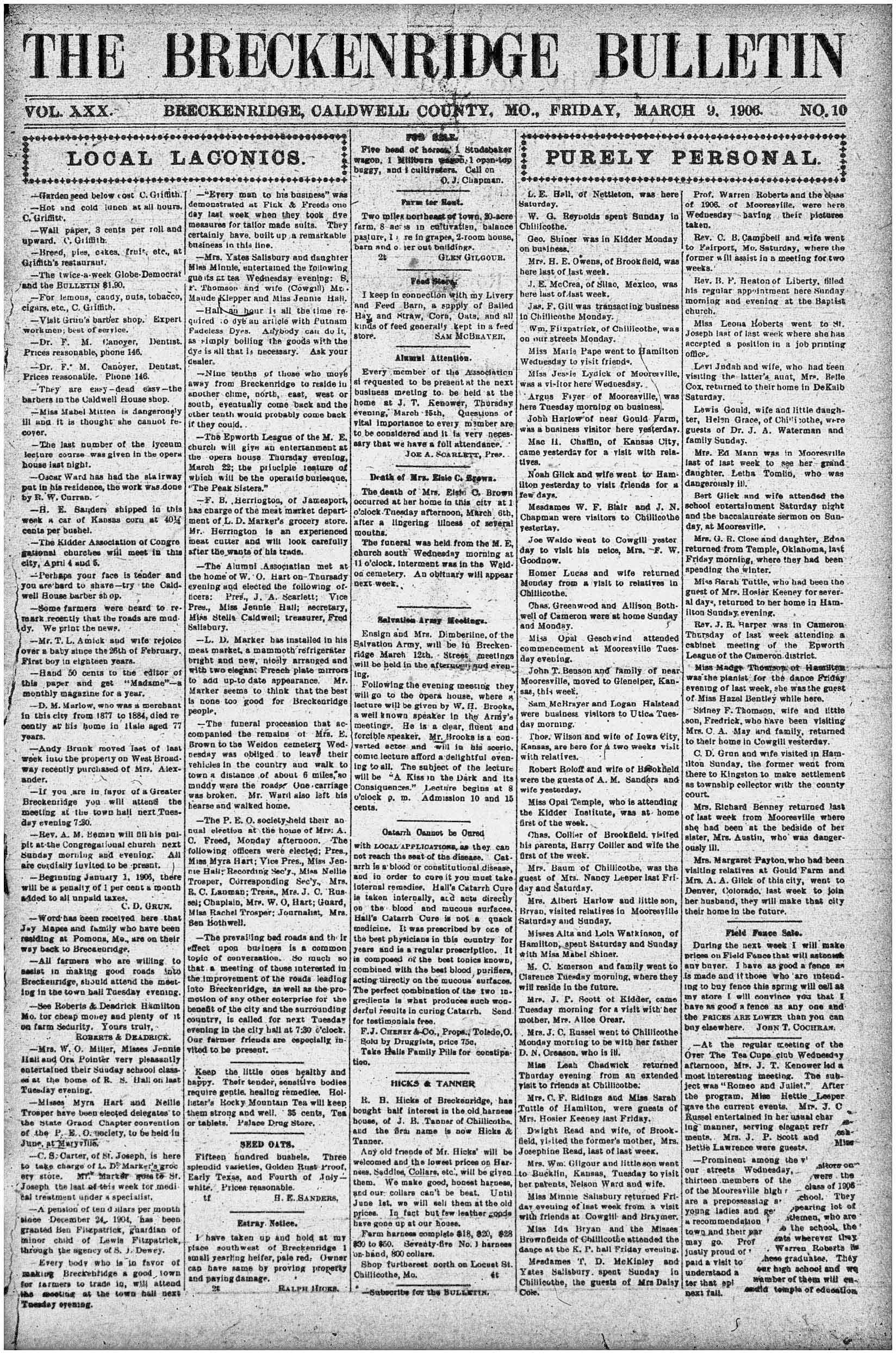 [Breckenridge Bulletin]