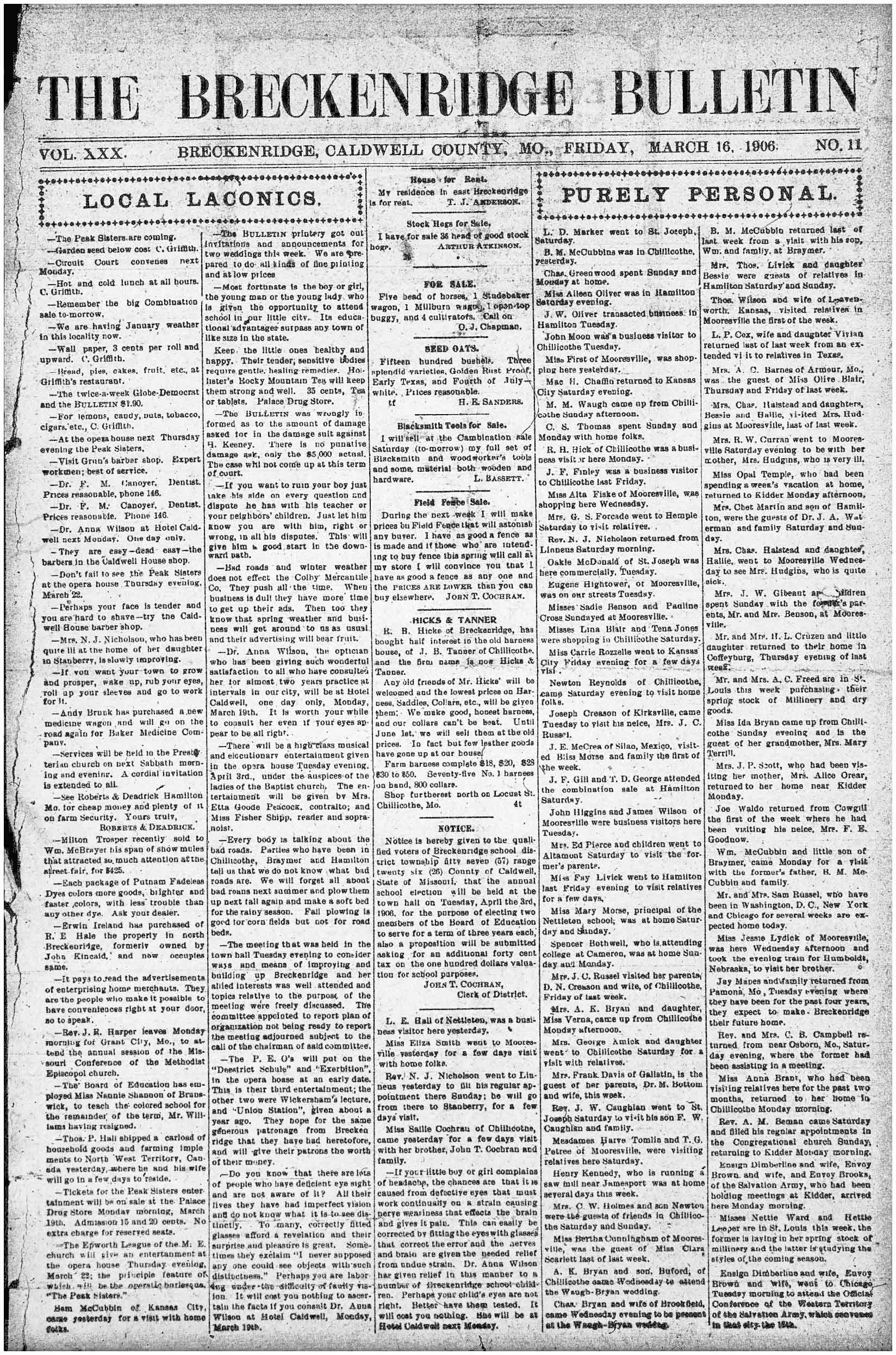 [Breckenridge Bulletin]