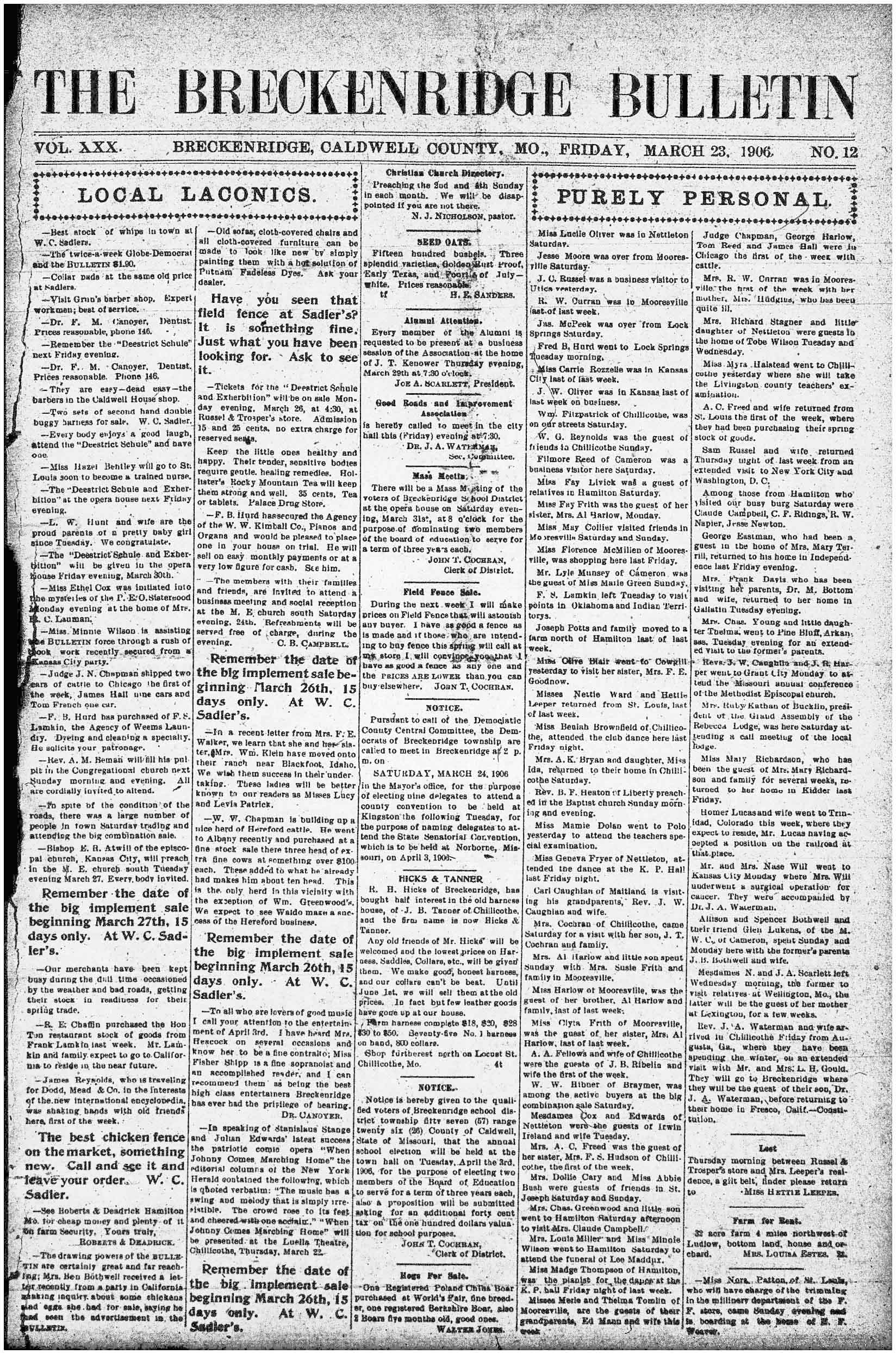 [Breckenridge Bulletin]