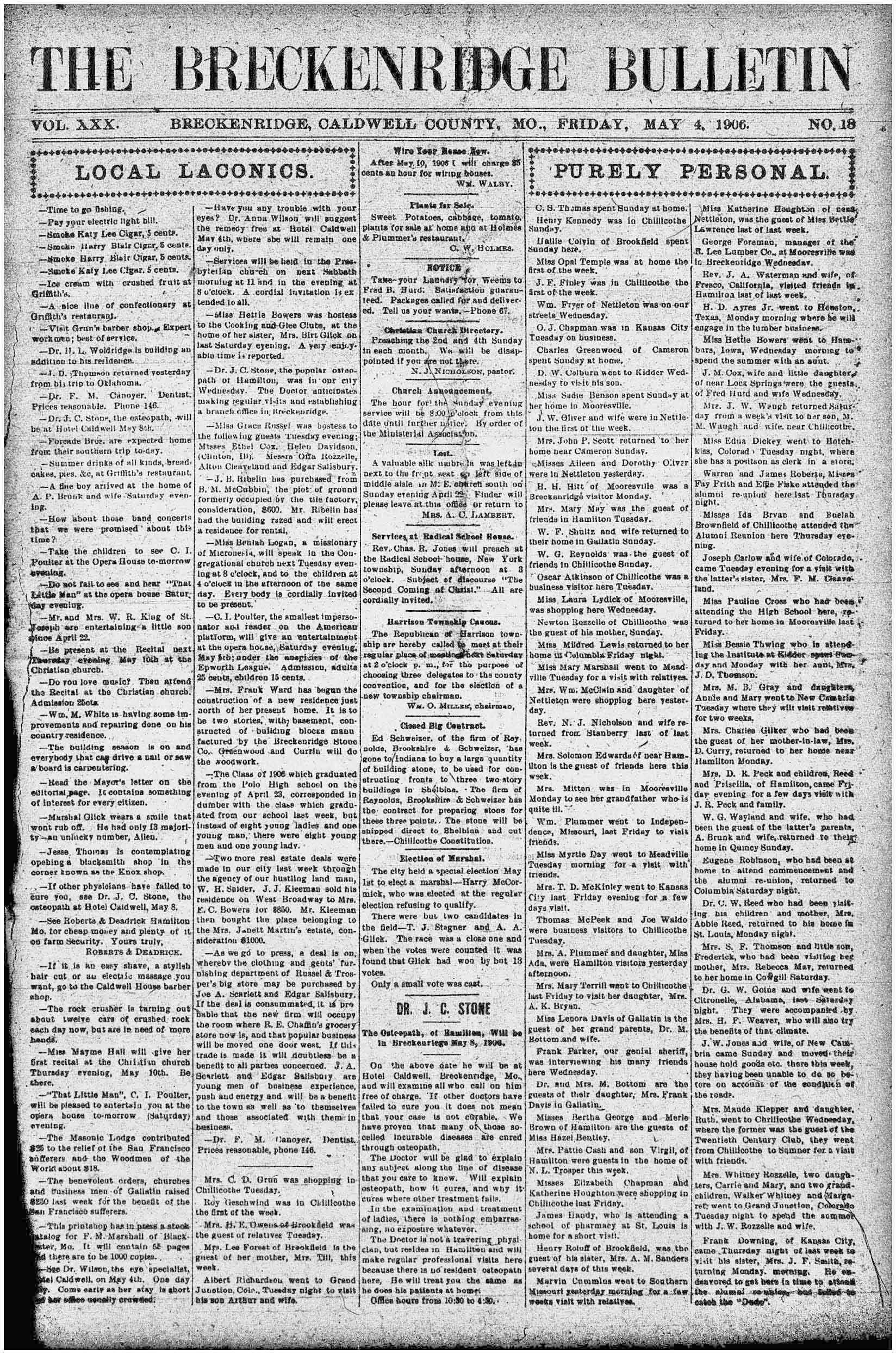 [Breckenridge Bulletin]