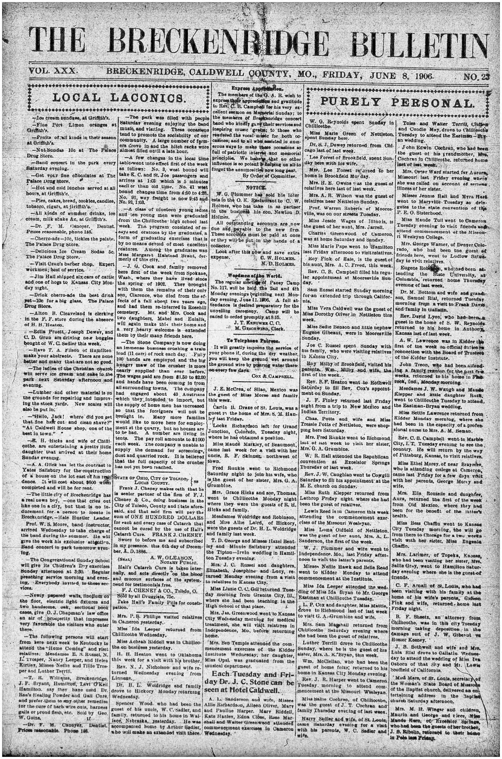 [Breckenridge Bulletin]