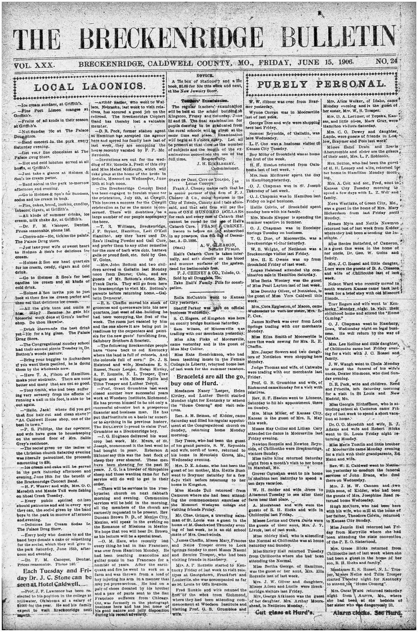 [Breckenridge Bulletin]