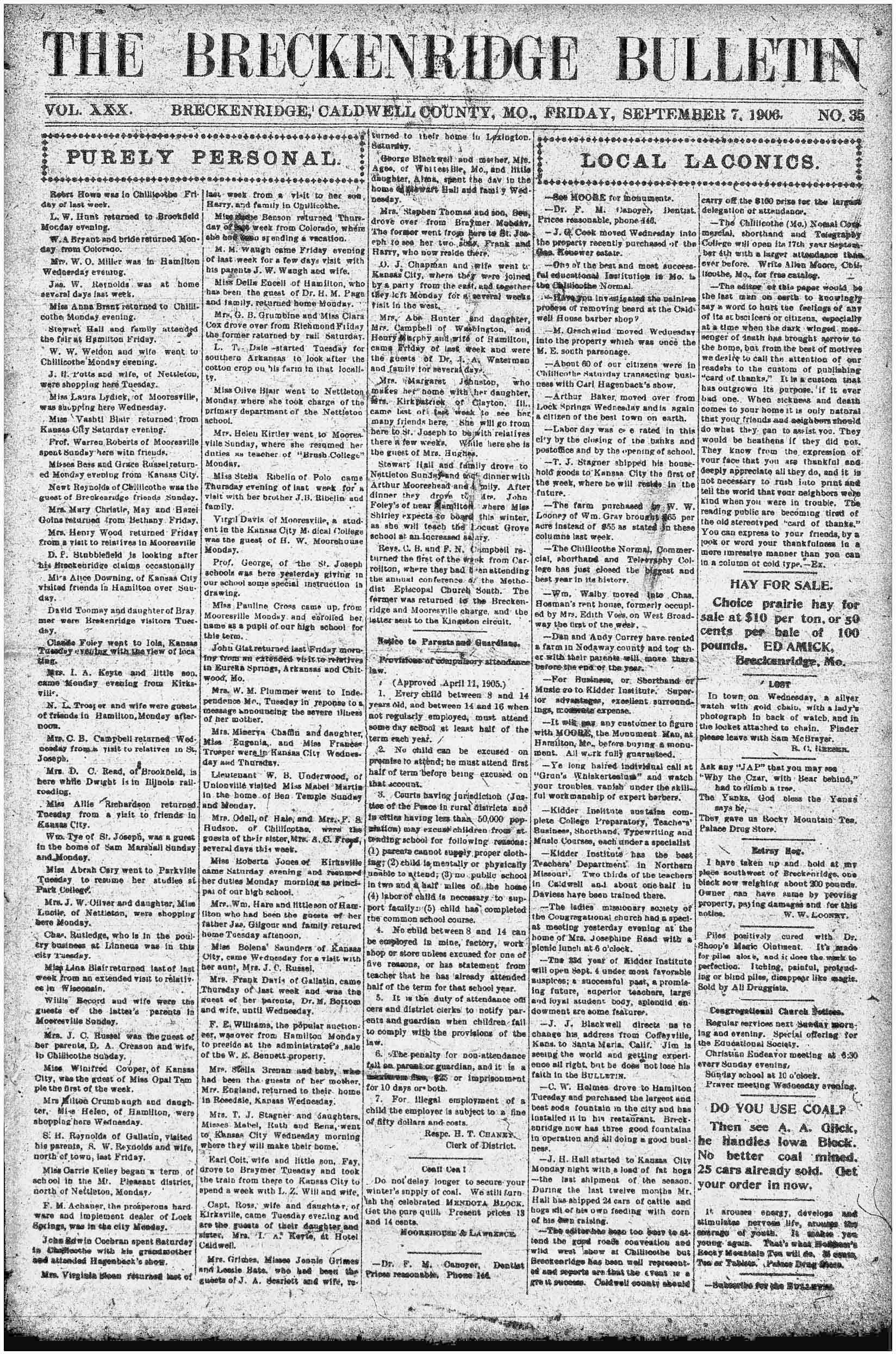 [Breckenridge Bulletin]