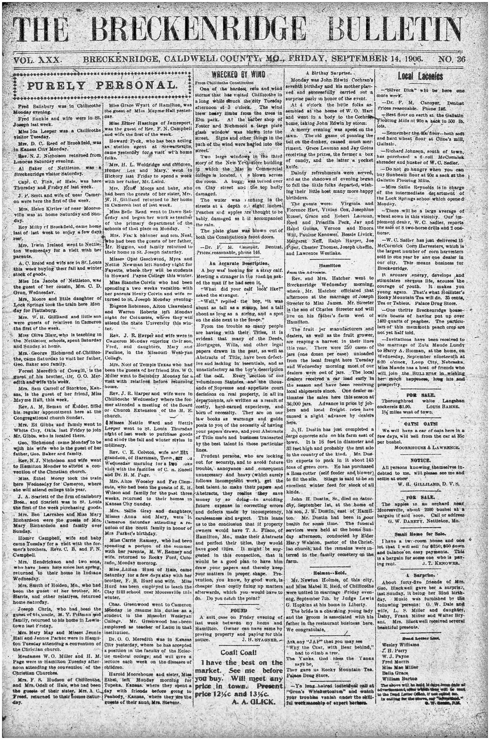 [Breckenridge Bulletin]