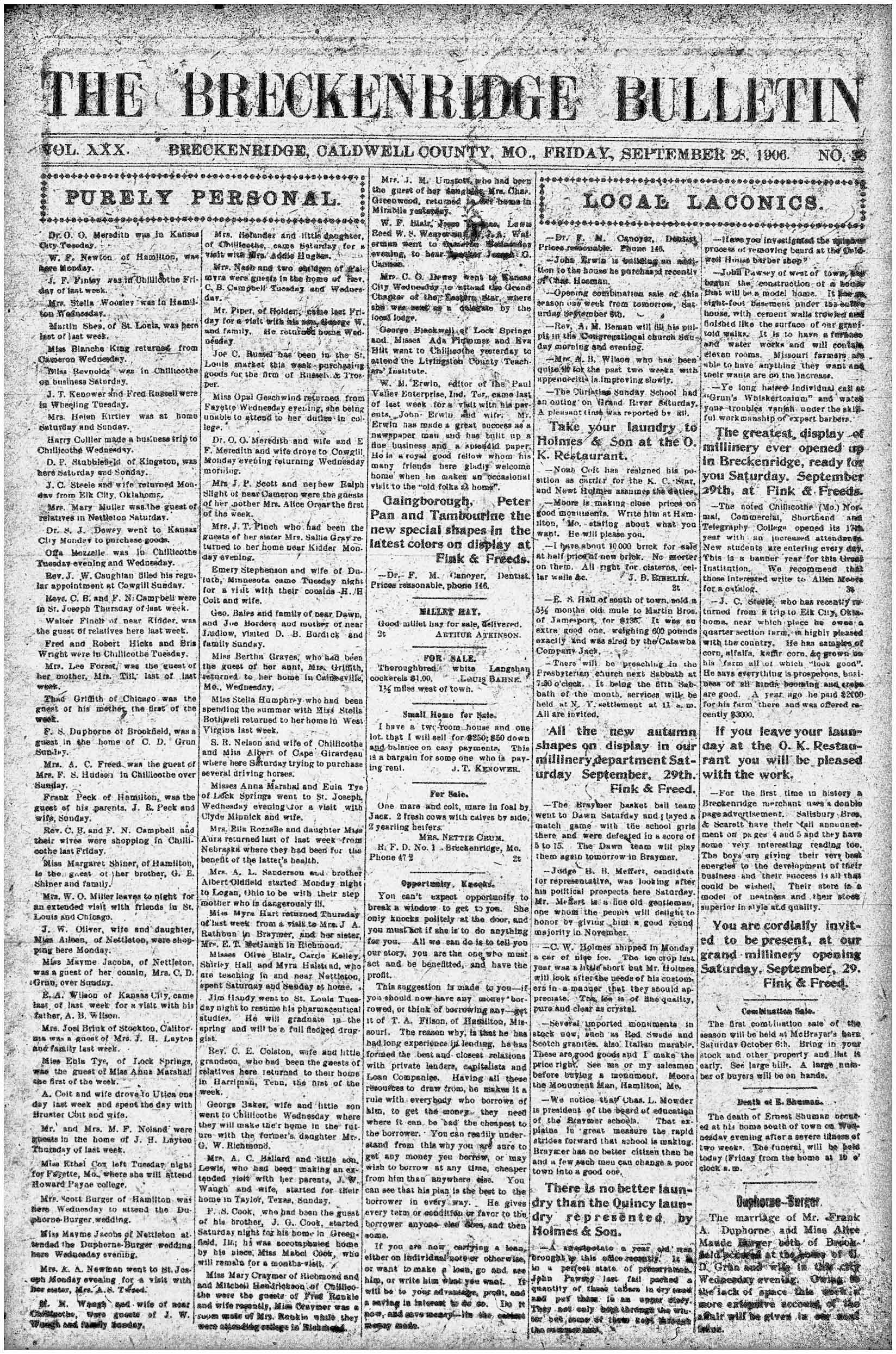 [Breckenridge Bulletin]